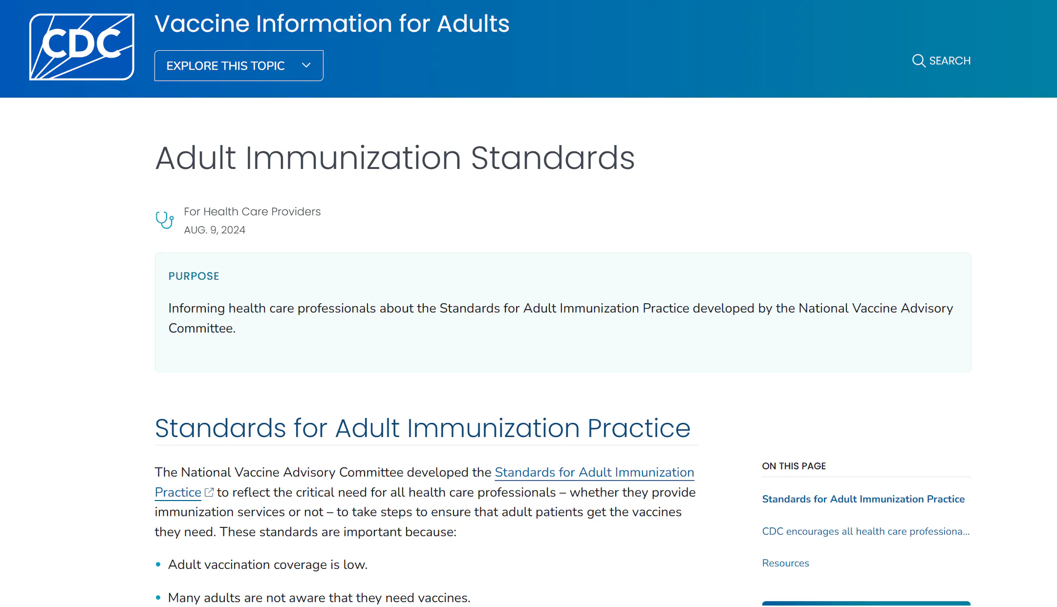 Toolkit: How healthcare provider practices can increase adult vaccination rates