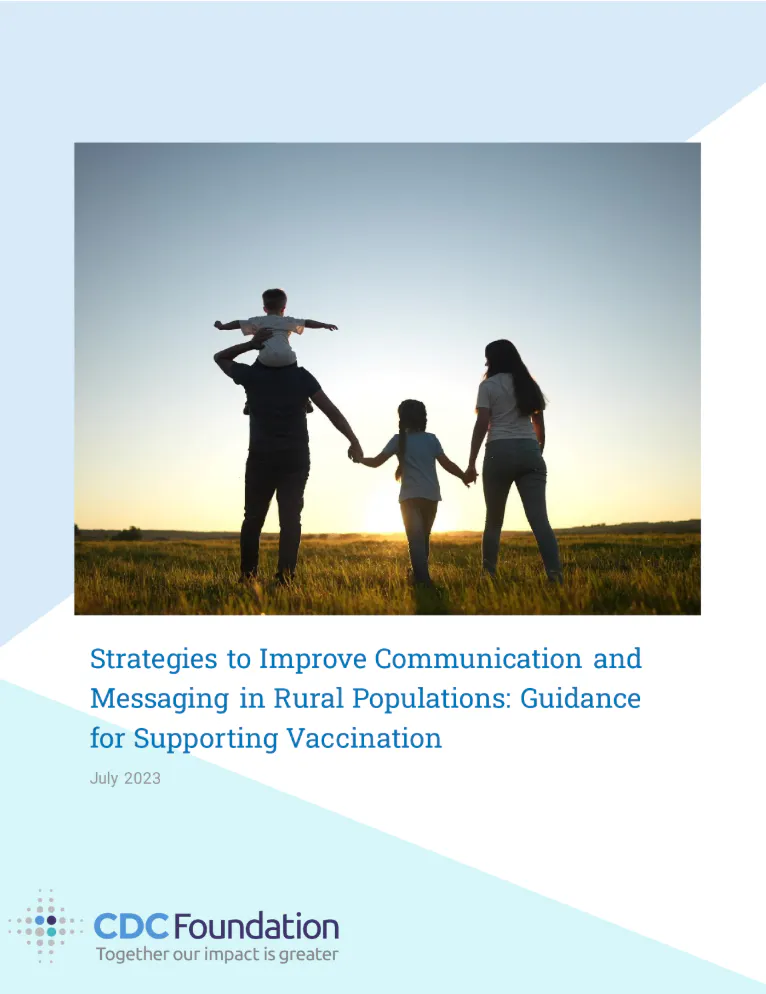 Report: Strategies to improve vaccine communication and messaging in rural populations
