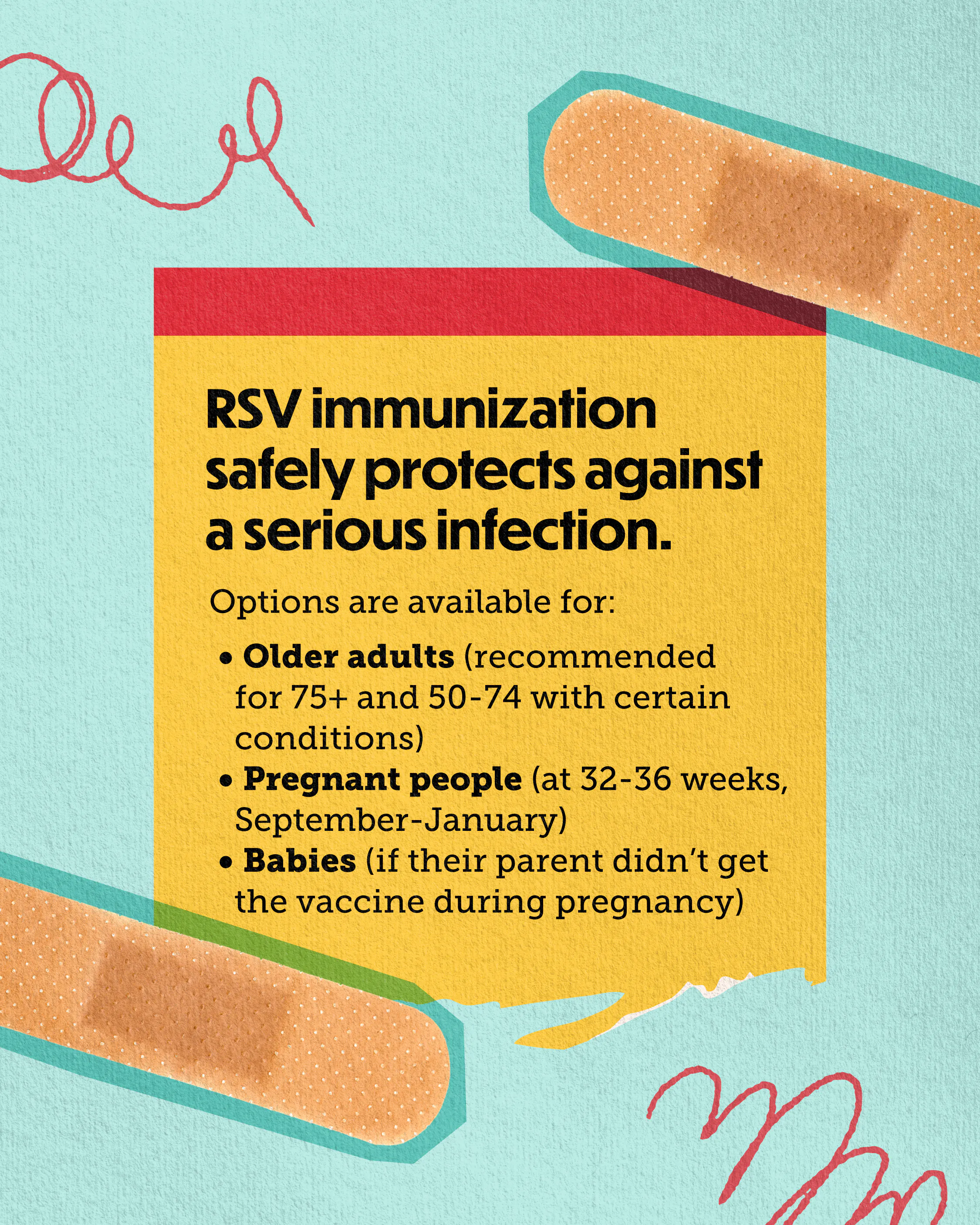 RSV immunization protects against serious infection
