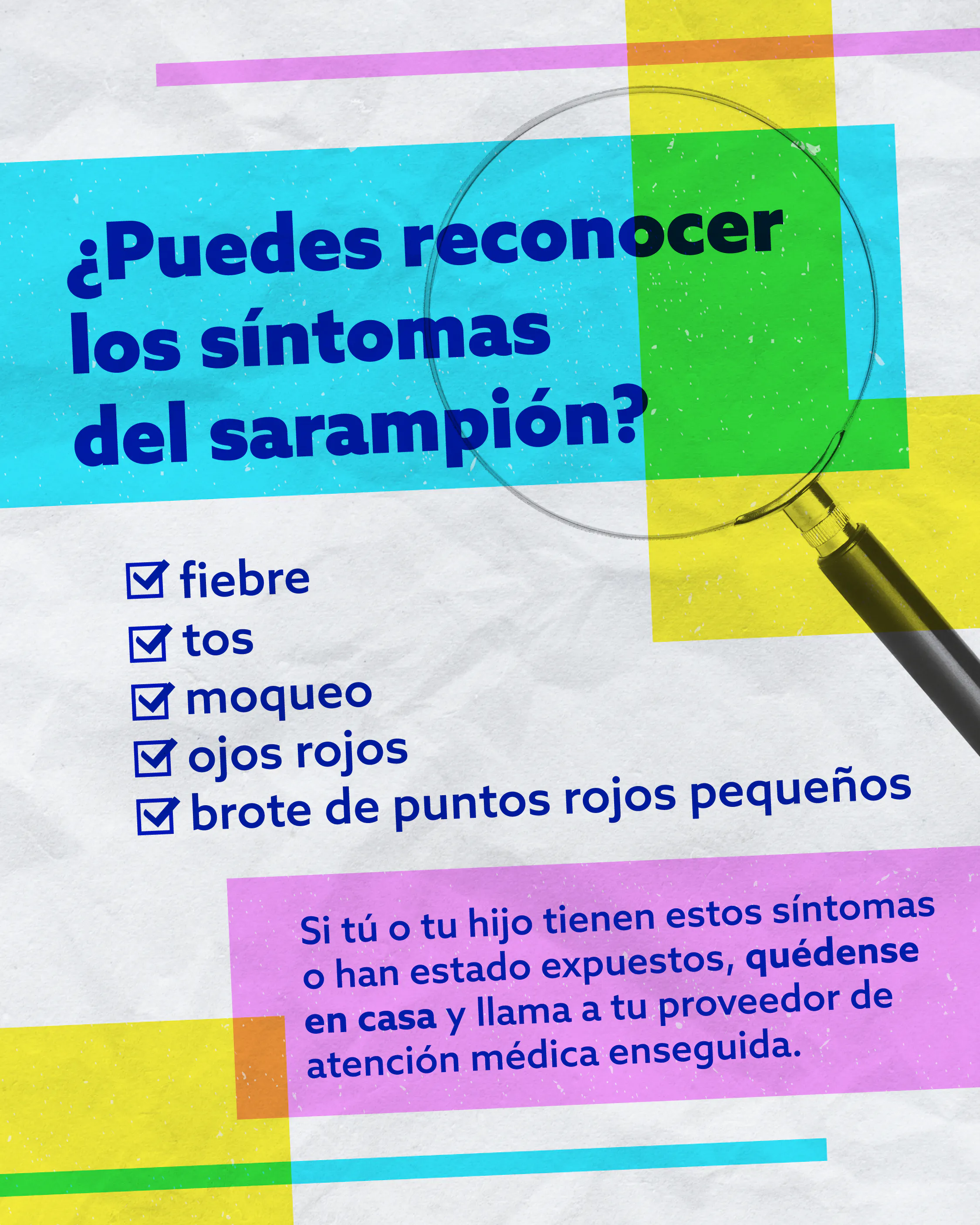 Cuidado con estos síntomas del sarampión