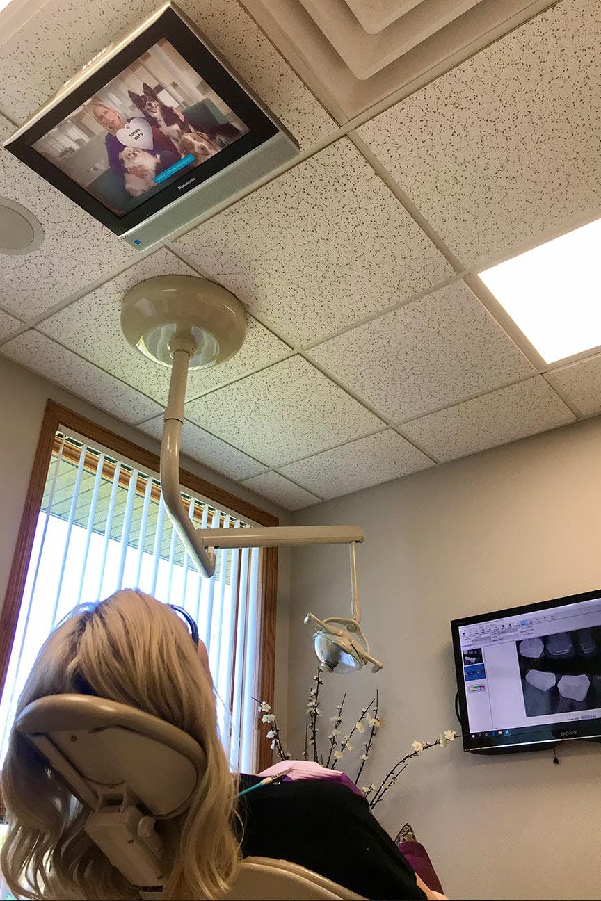 Adjunct services - Ceiling TV