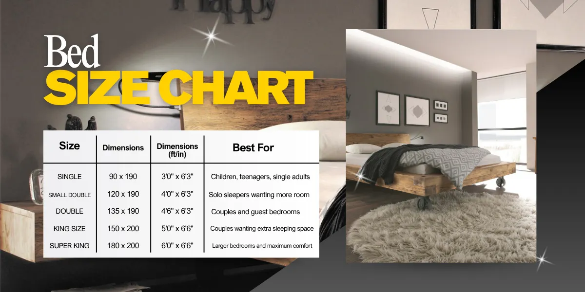 Bed Size Charts