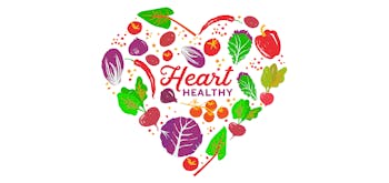 Red peppers, radishes, and red potatoes for heart health