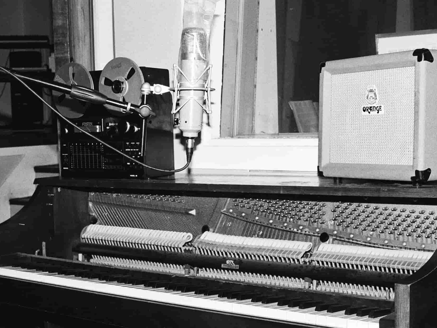 Piano and Amps at Hear Hear Recording Studio Lancaster, PA