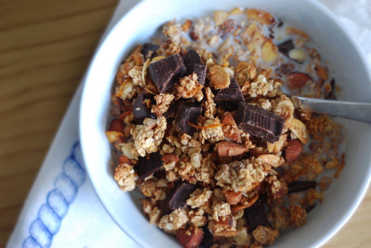 Spiced Chocolate Orange Granola
