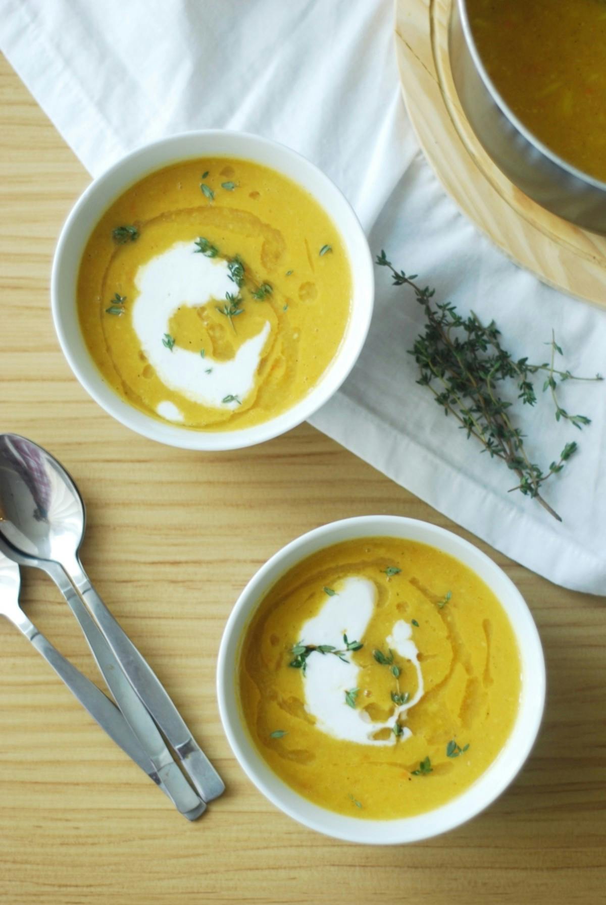 Christmas Menu – Spiced Parsnip Soup