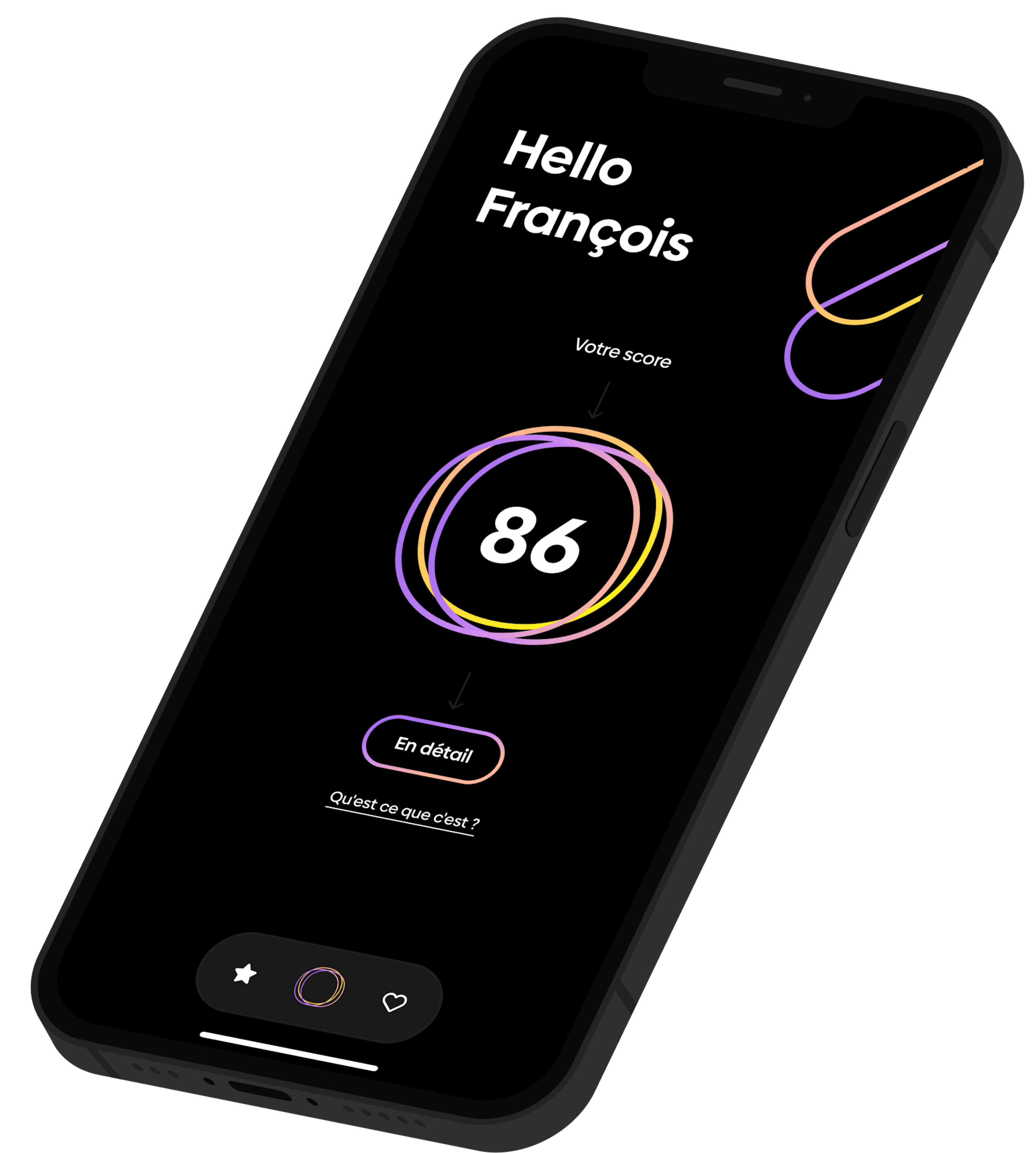 Application mobile Hedda sur iPhone