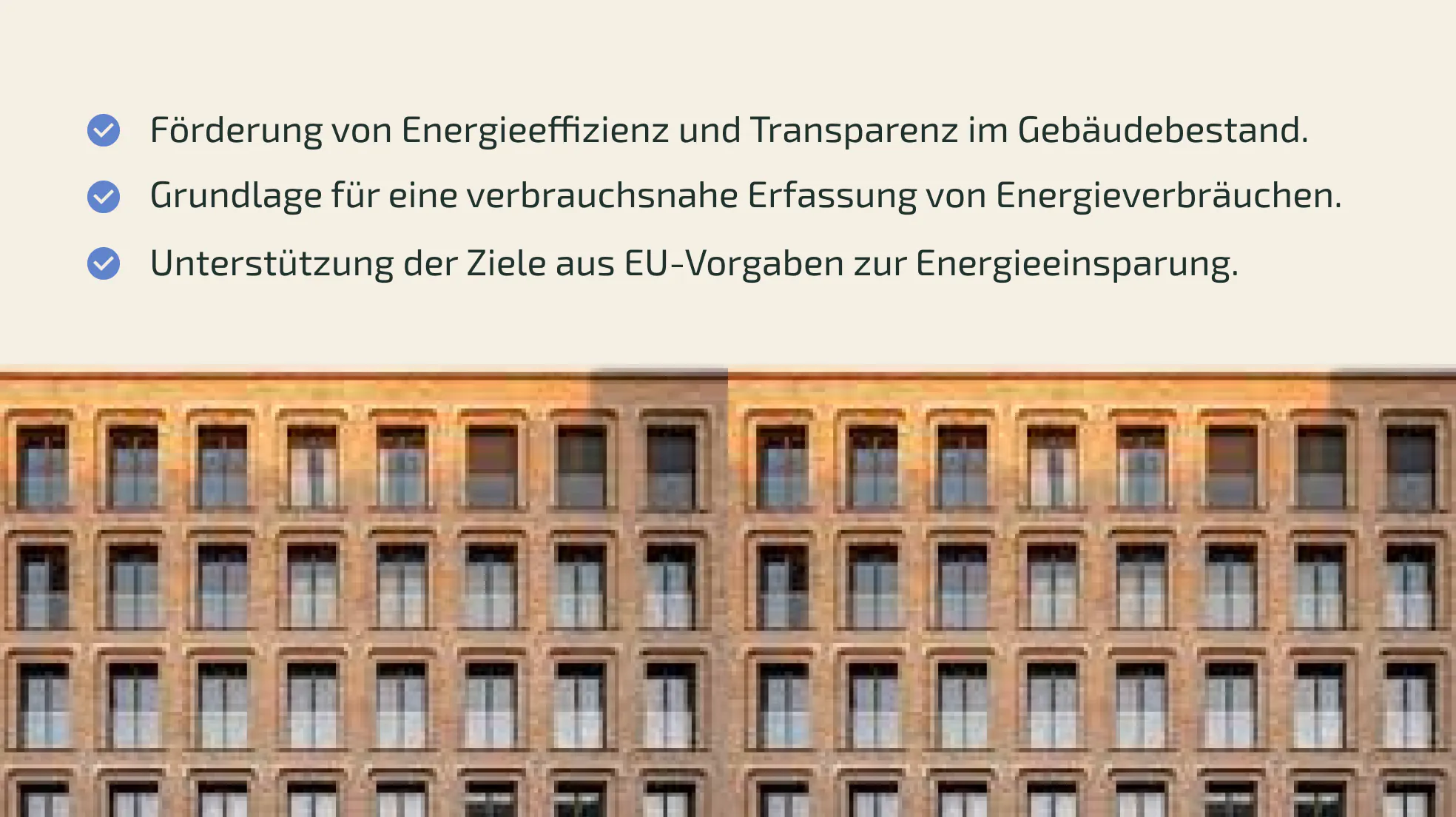 Kernfunktion des Gebäudeenergiegesetz bei der Funkablesung