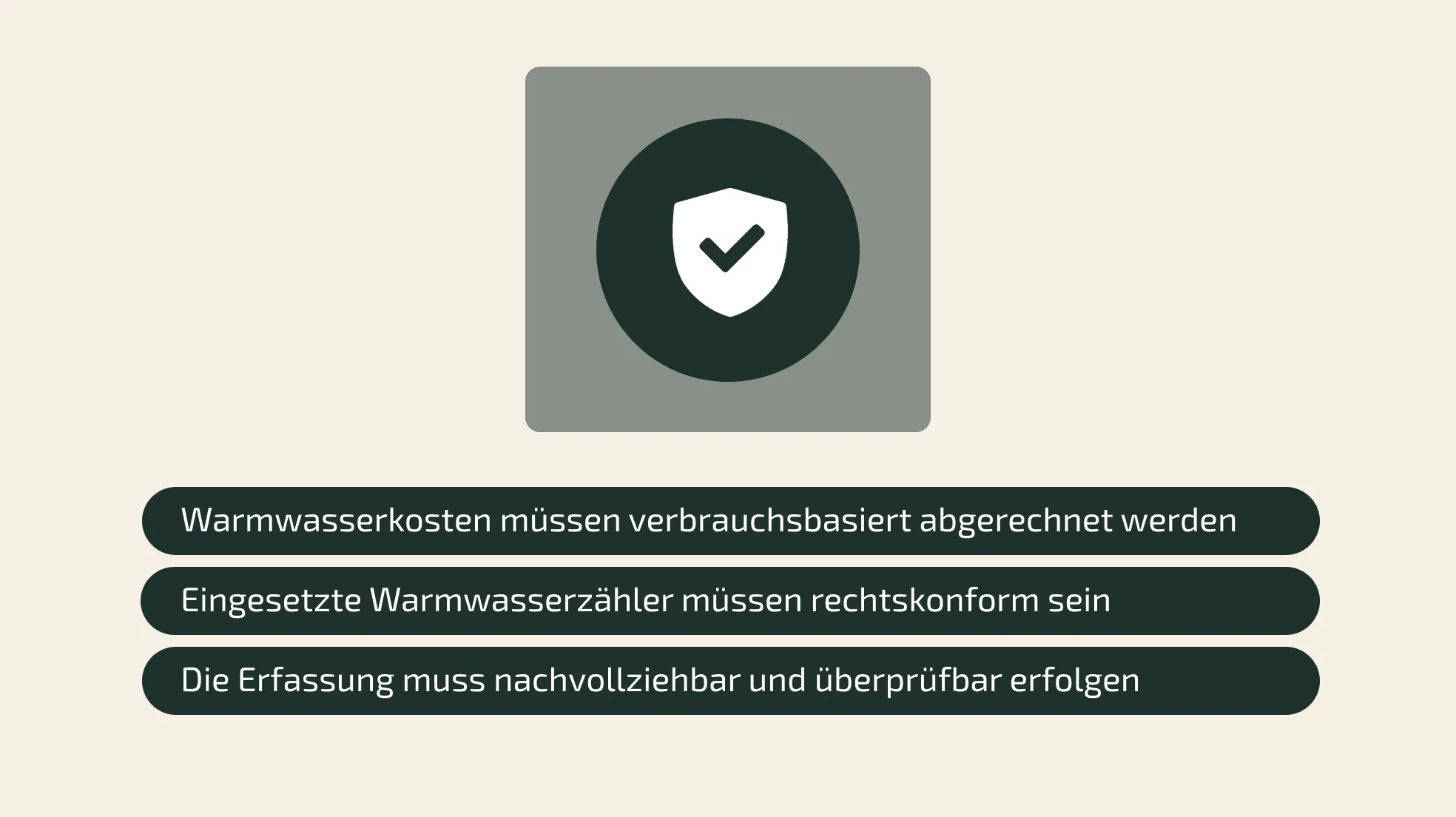 Zentrale Vorgaben aus der Heizkostenverordnung für Wasserzähler