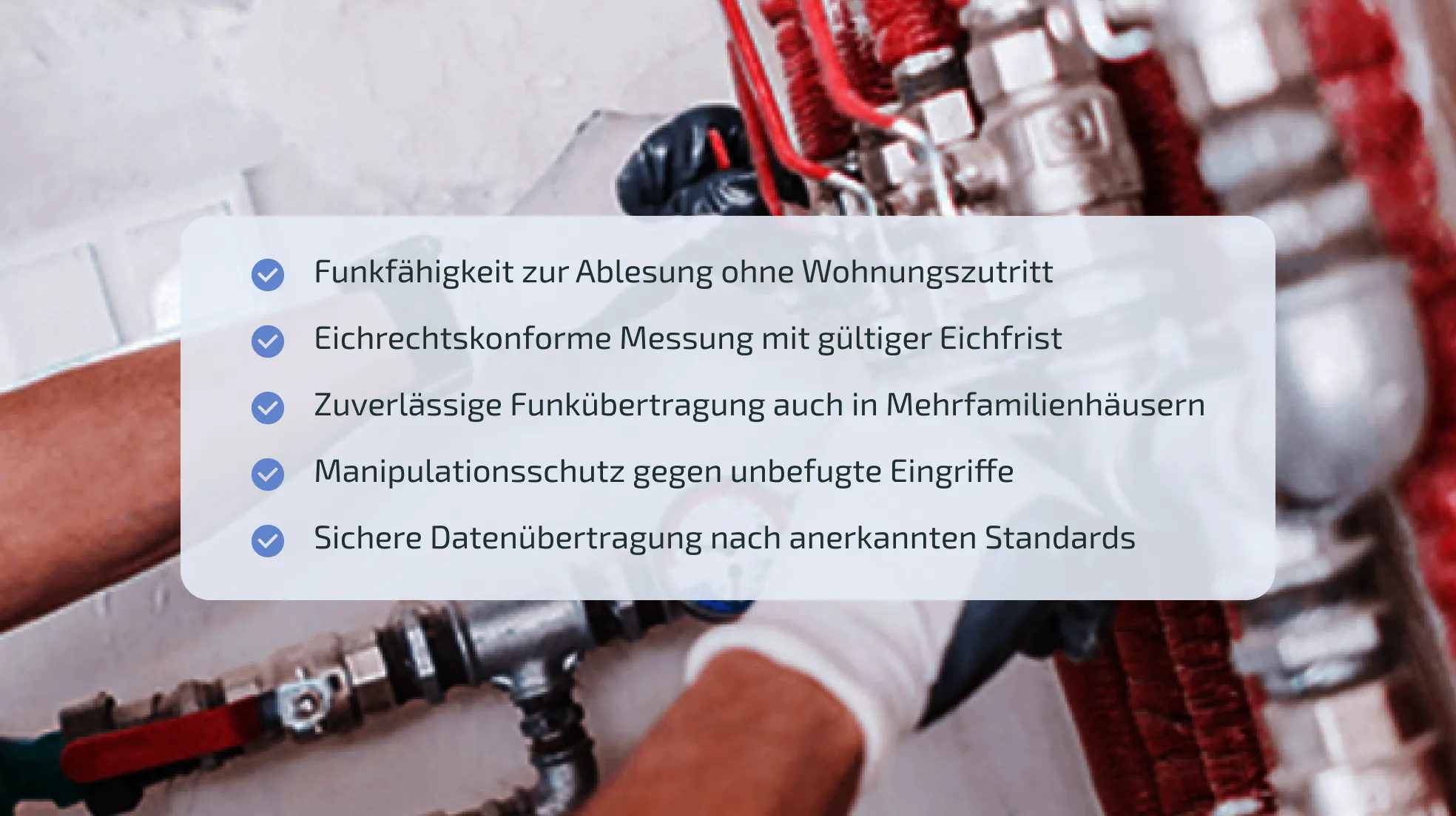 Zentrale technische Anforderungen für fernablesbare Wasserzähler