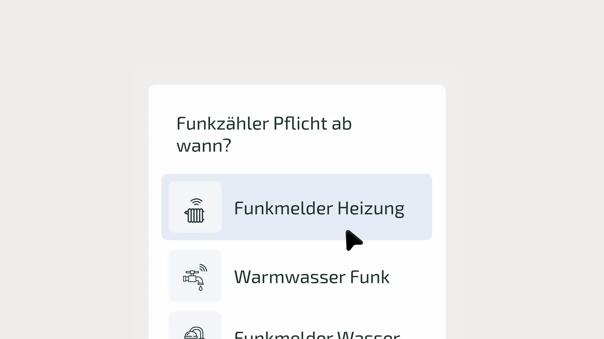 Funkzähler Pflicht 