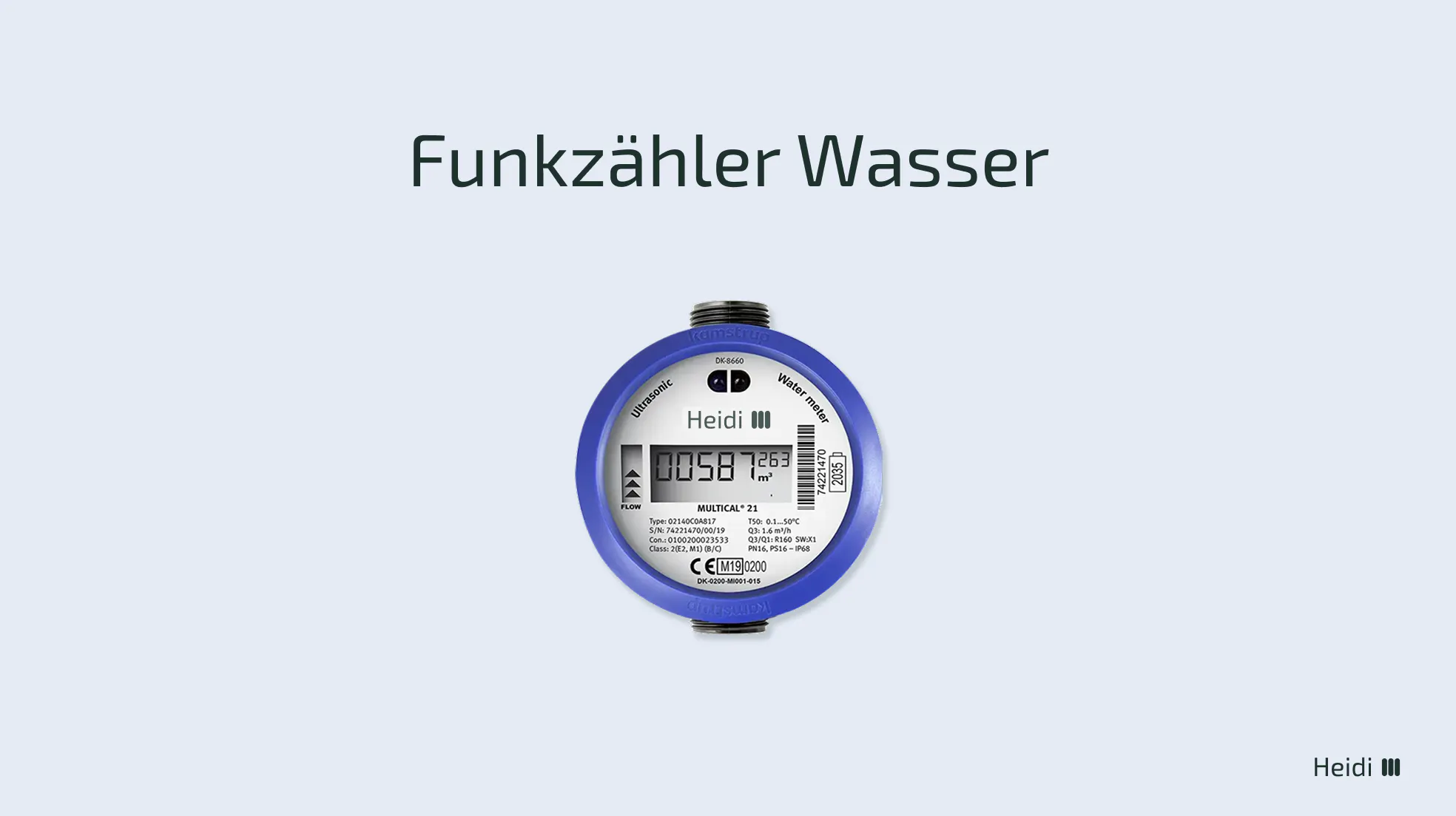 Funkzähler Wasser