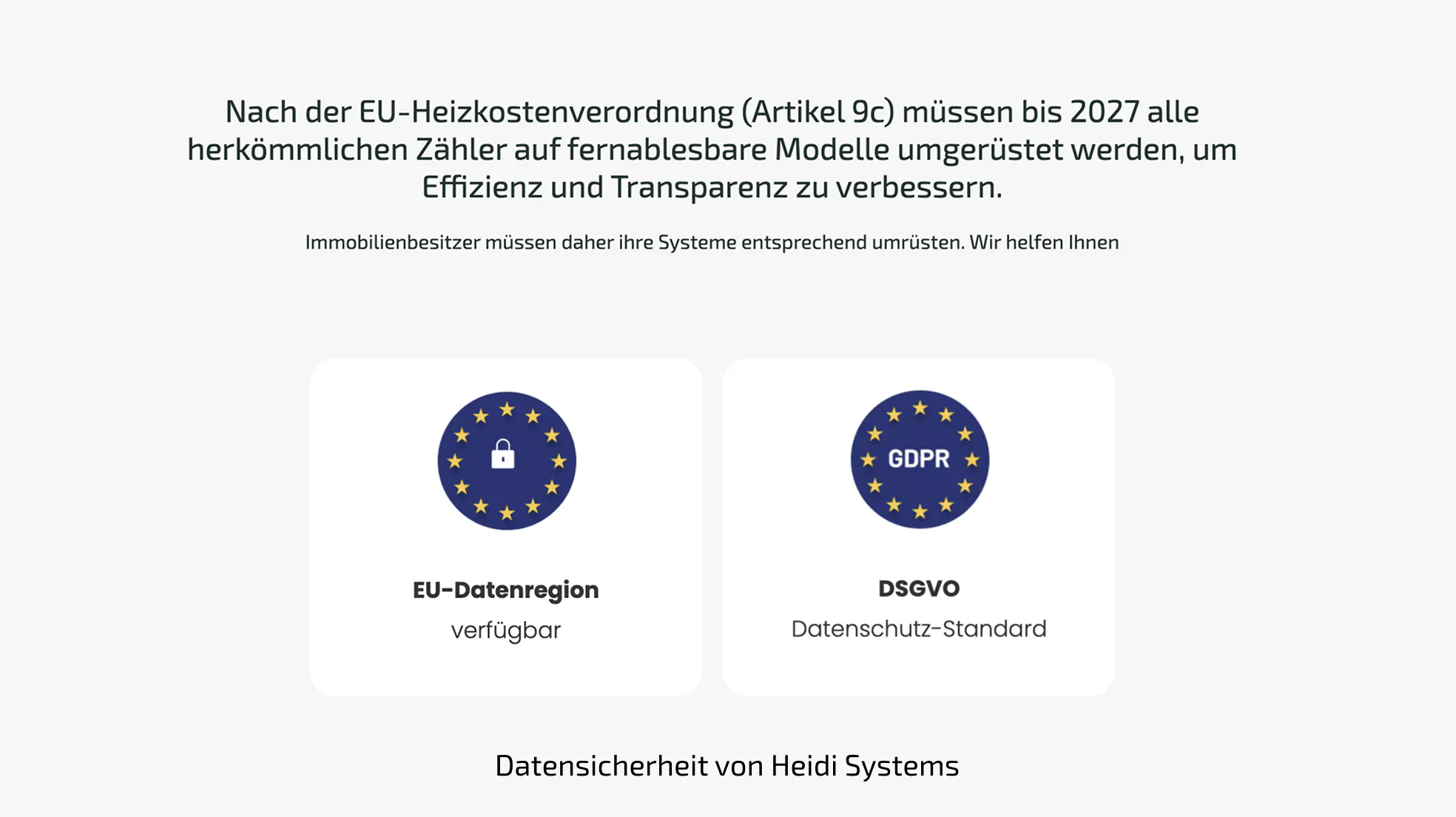 Datensicherheit von Heidi Systems