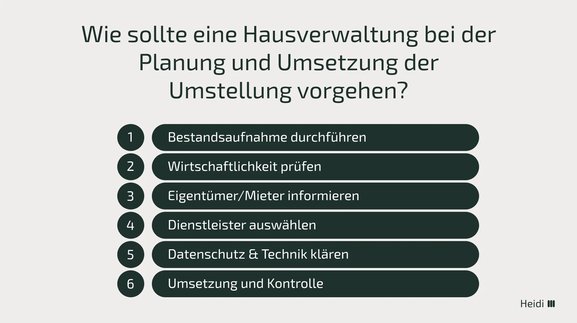 Einzelne Schritte zum Umrüsten auf Funkzähler