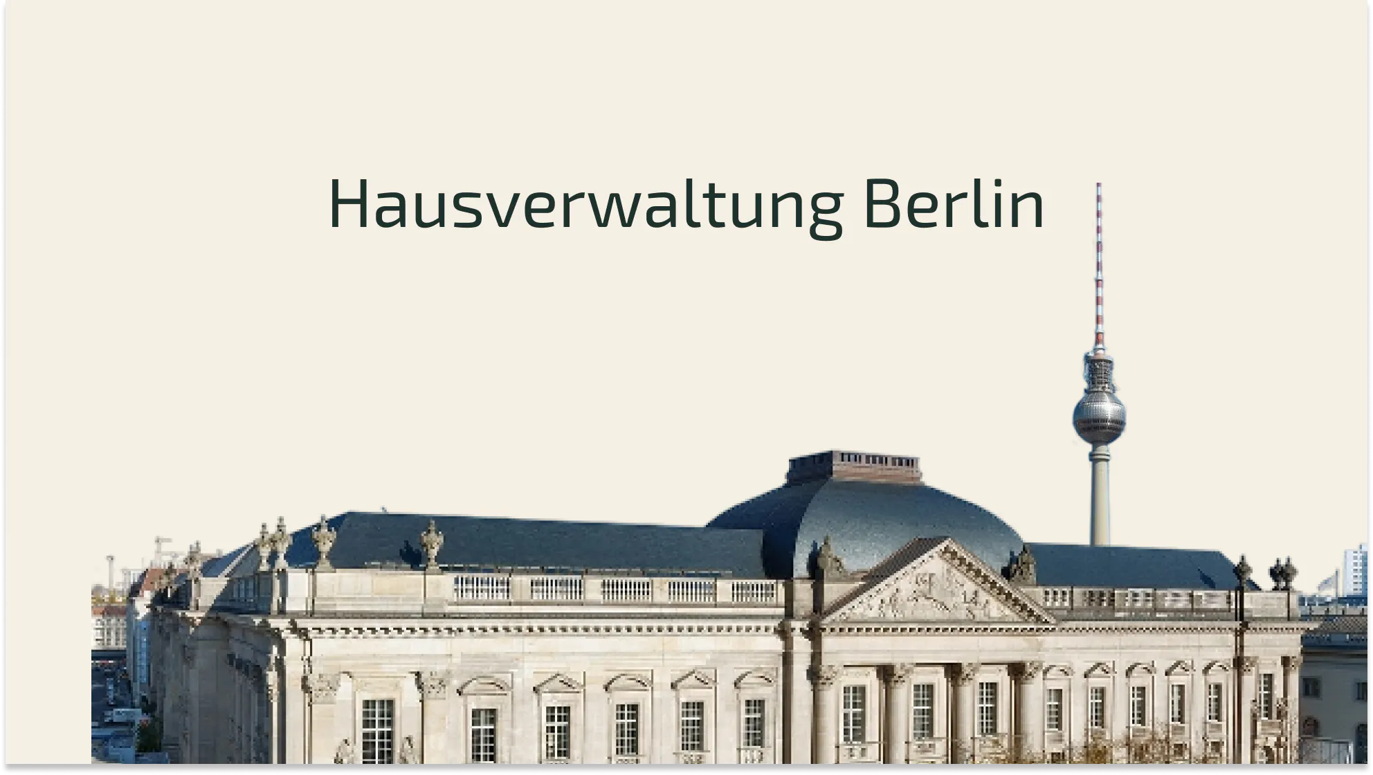Hausverwaltung Berlin