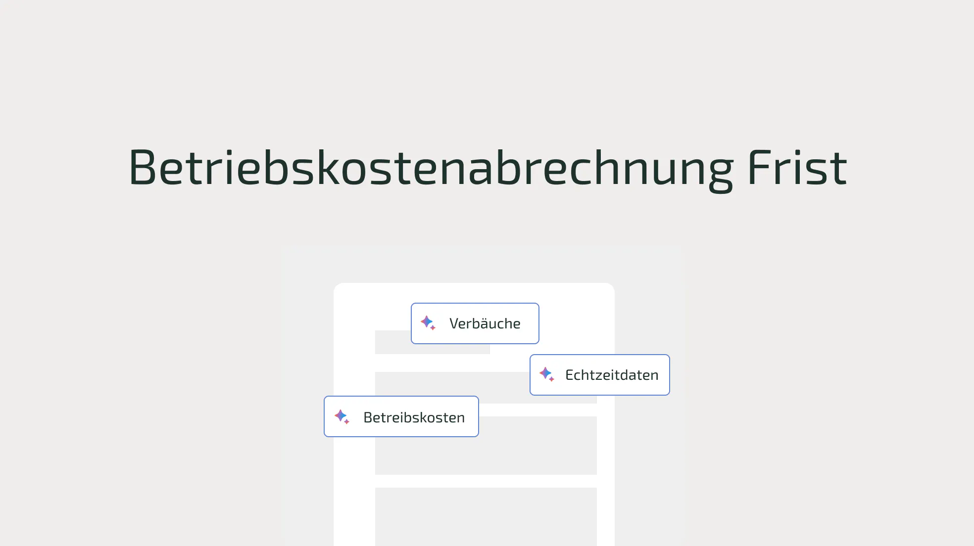 Betriebskostenabrechnung Frist