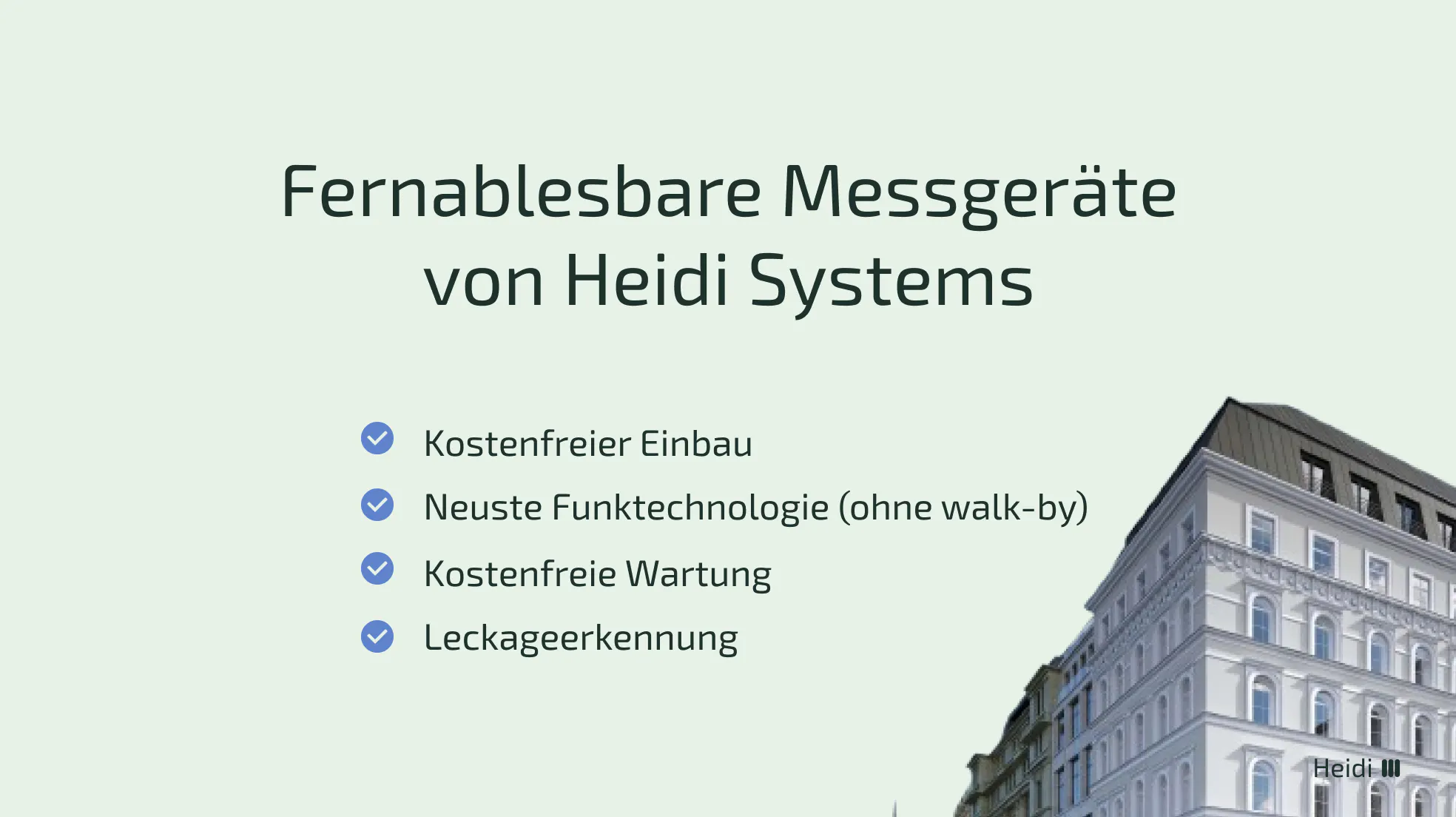 Vorteile von Heidi Systems