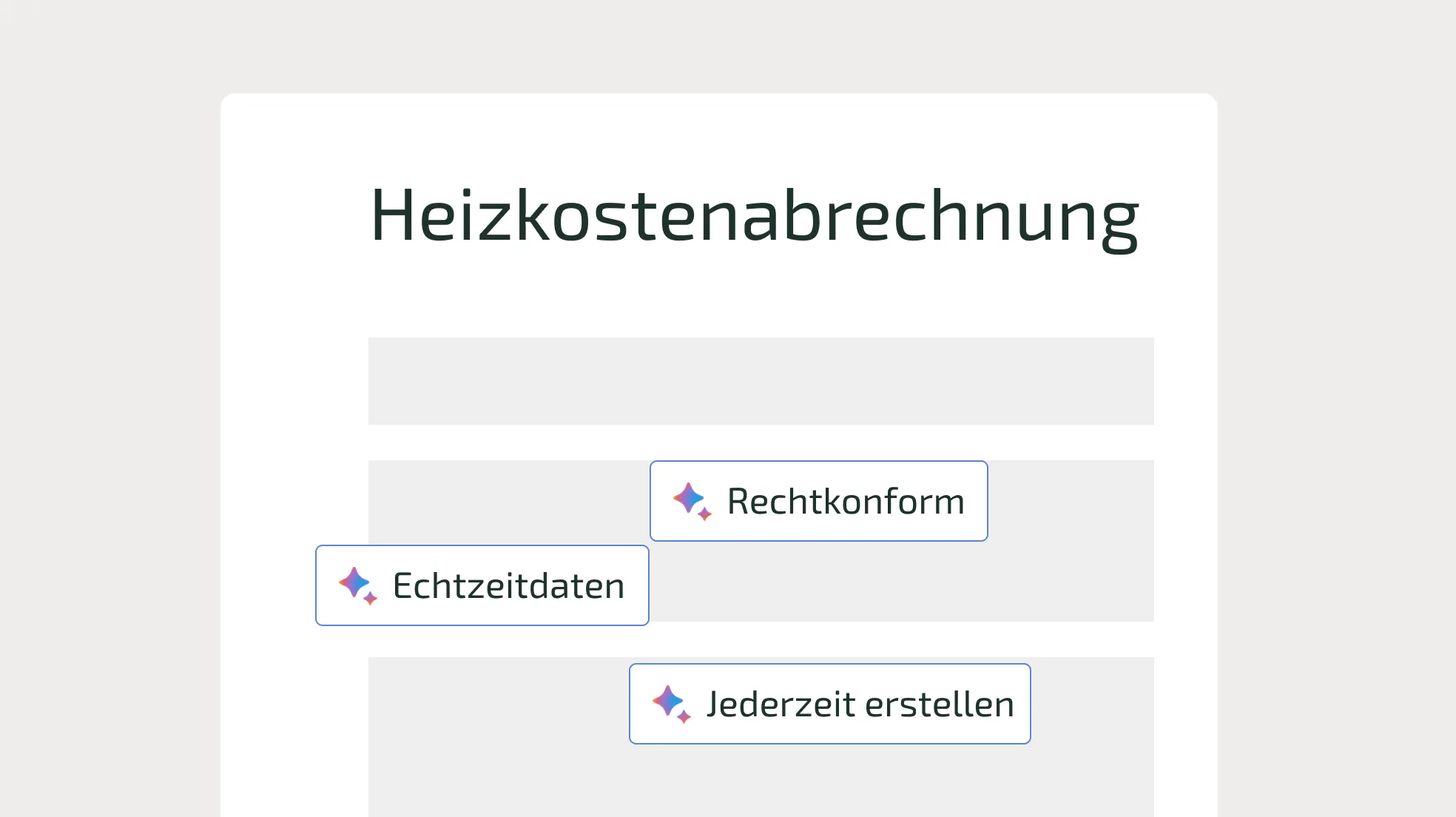 Heizkostenabrechnung