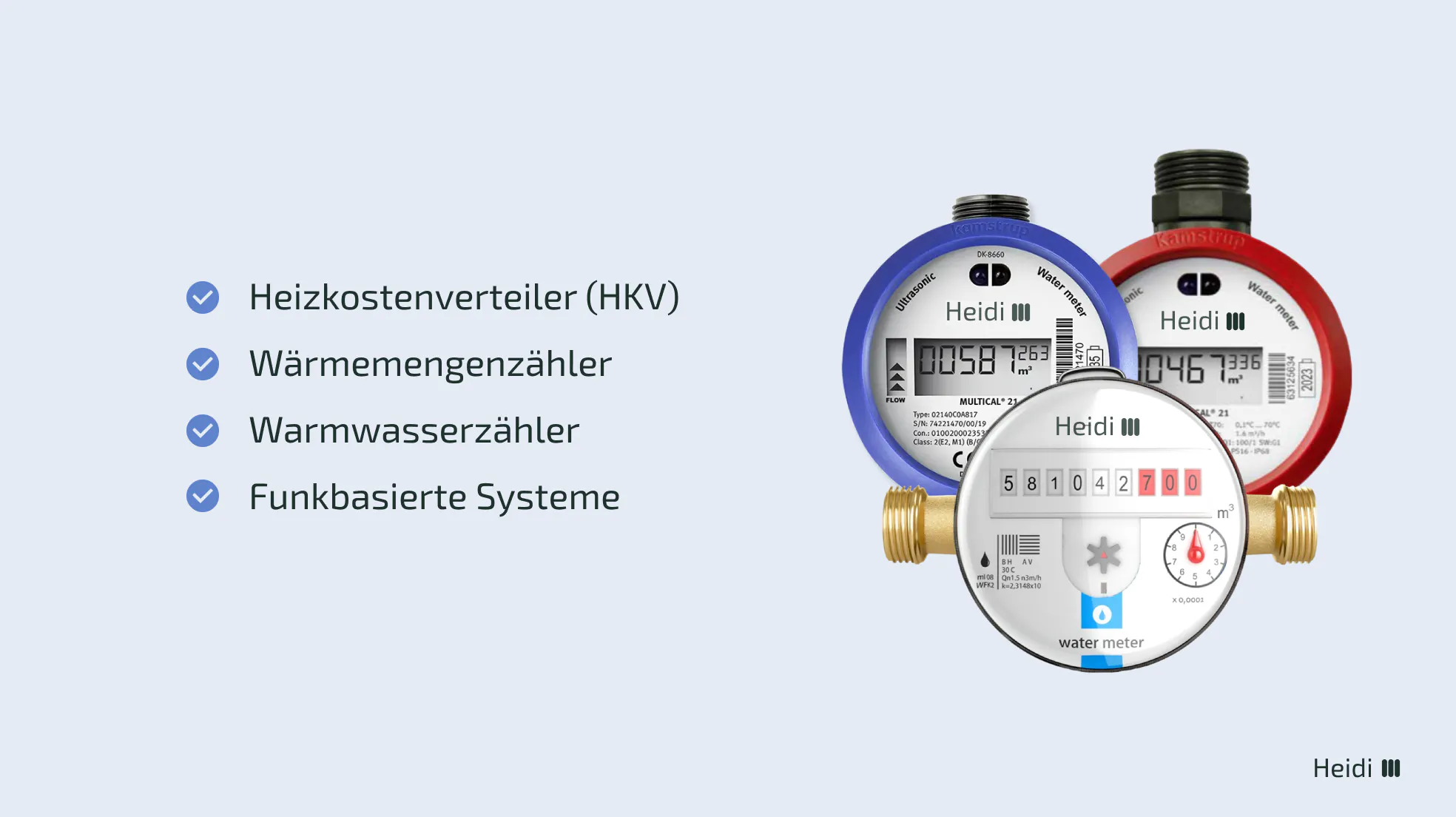 Zulässige Verbrauchserfassungsmethoden für die 30/70-Aufteilung
