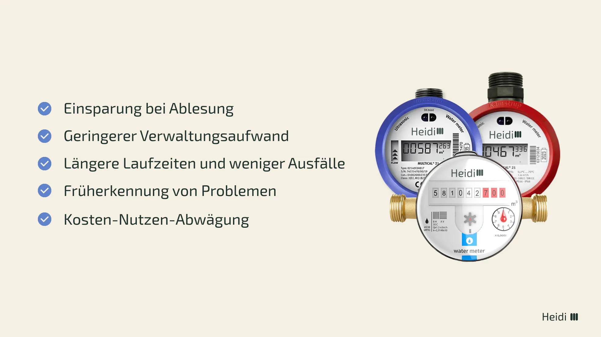 Wirtschaftliche Vorteile von Funkzählern