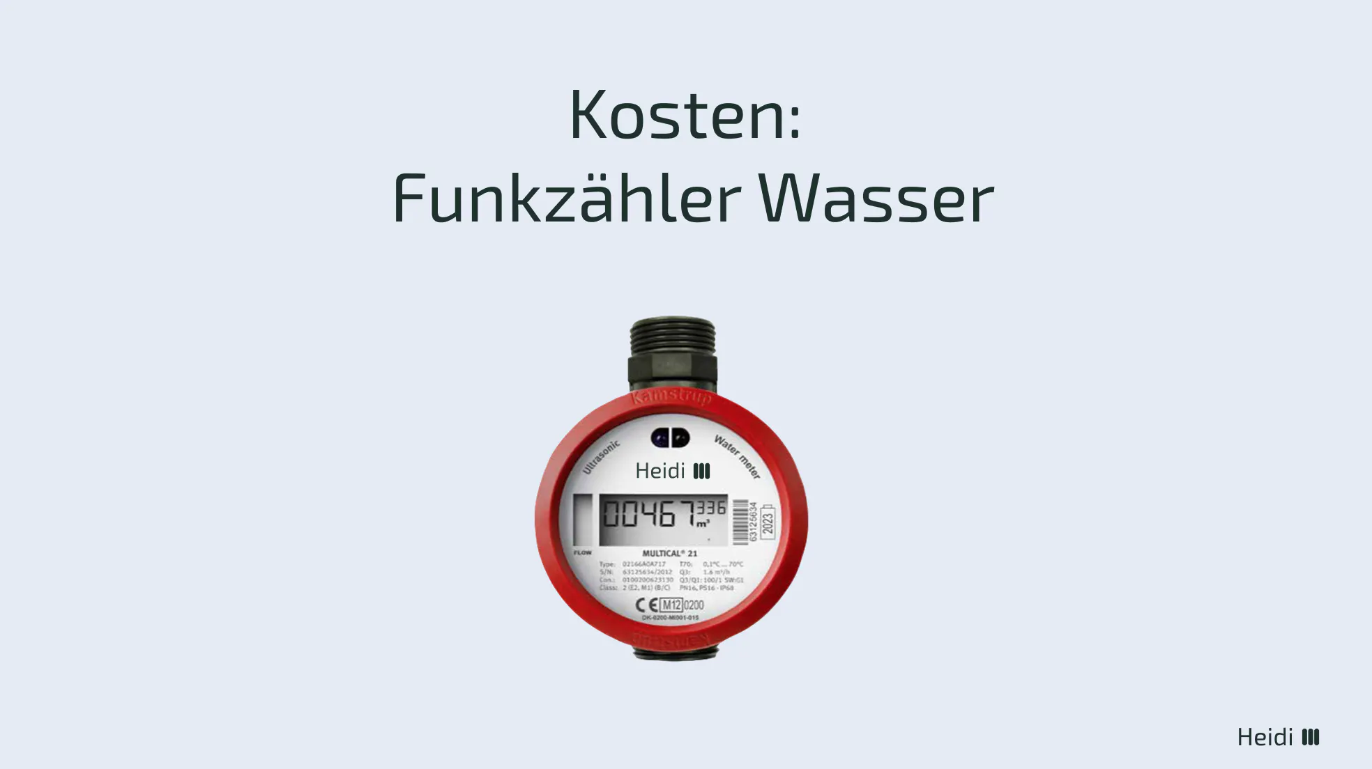 Funkzähler Wasser Kosten