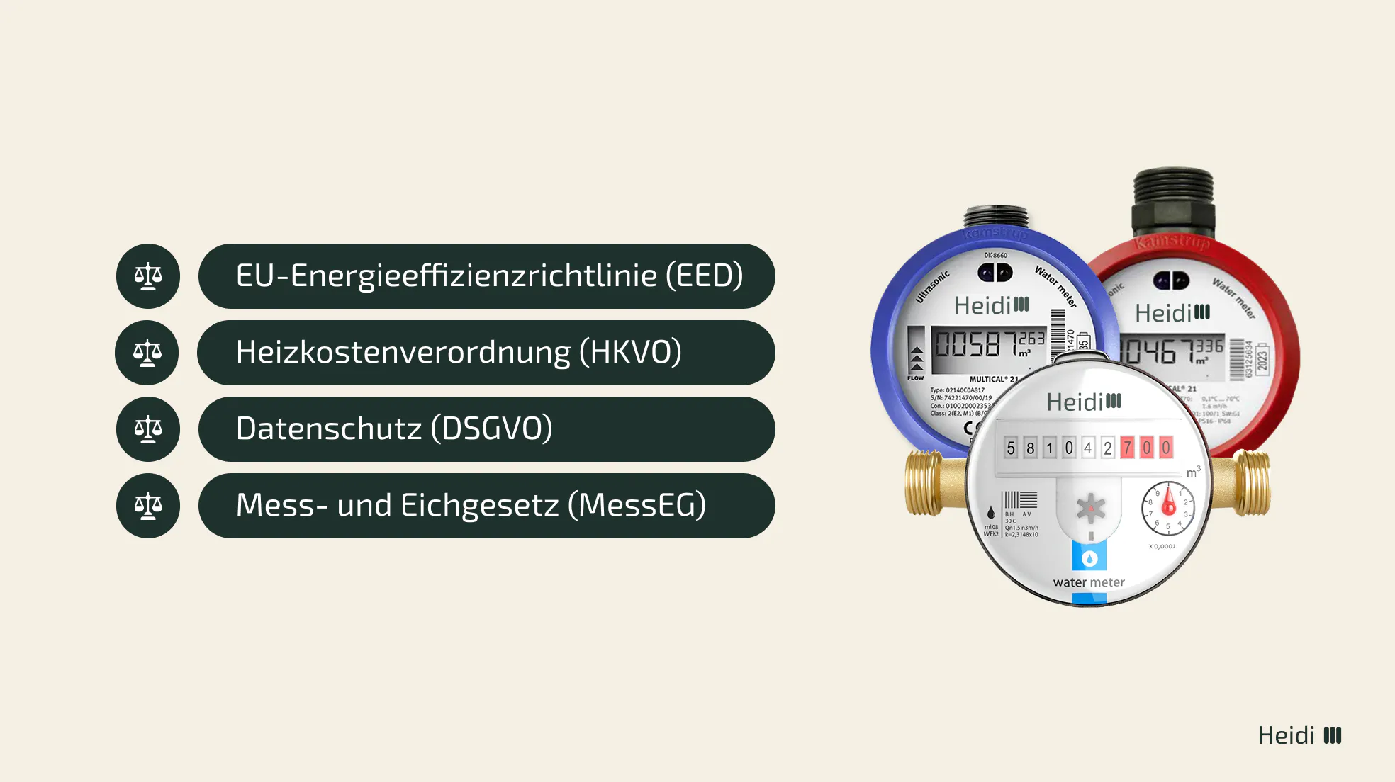 Gesetzliche Vorgaben für Funkzähler in Deutschland