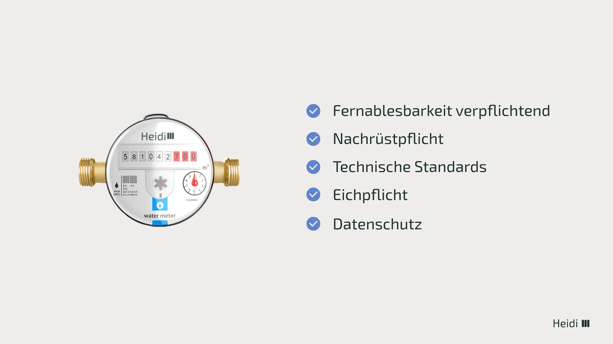 Gesetzlichen Vorgaben für Gas-Funkzähler