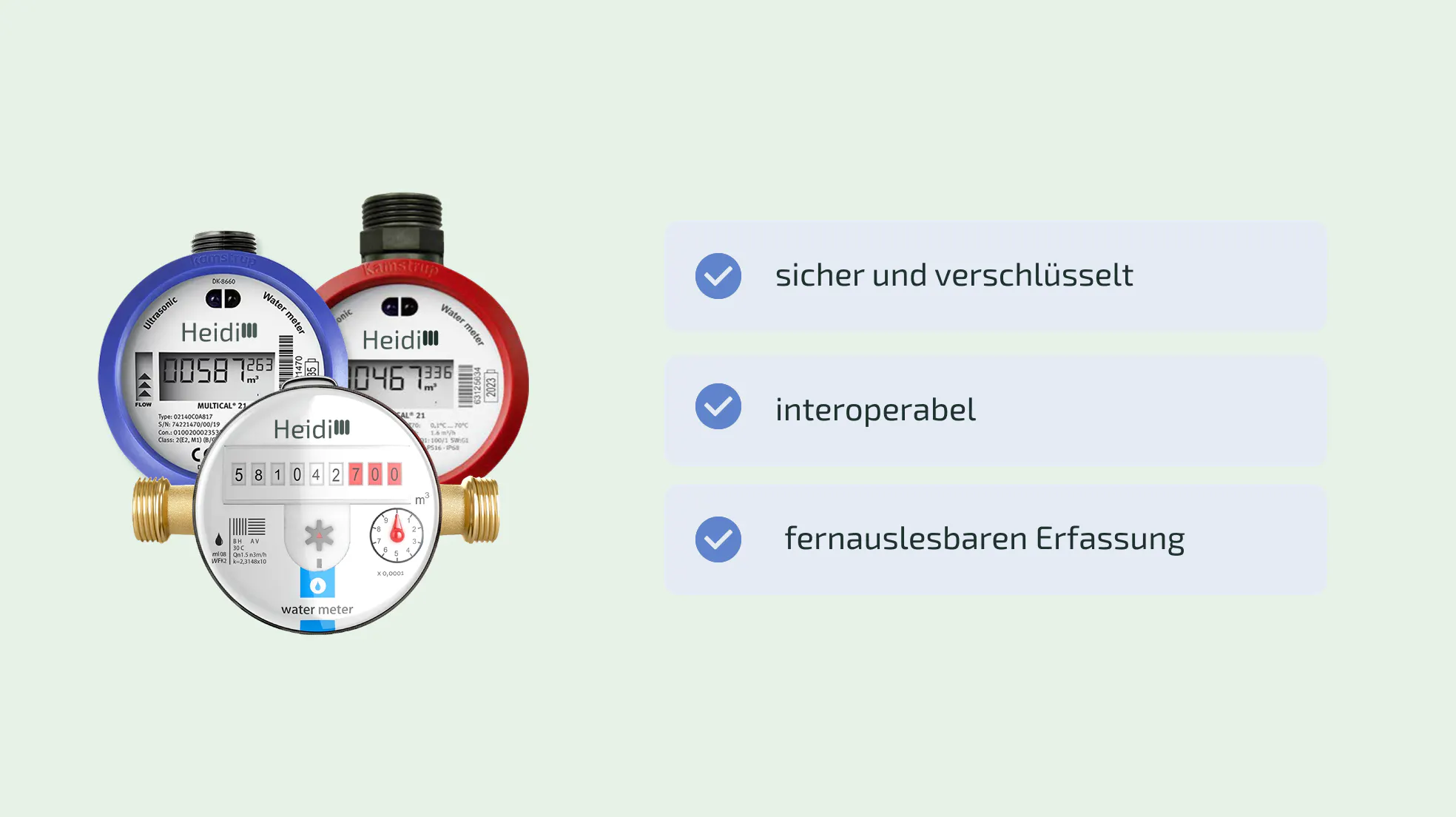 Technische Anforderungen für Funkzähler