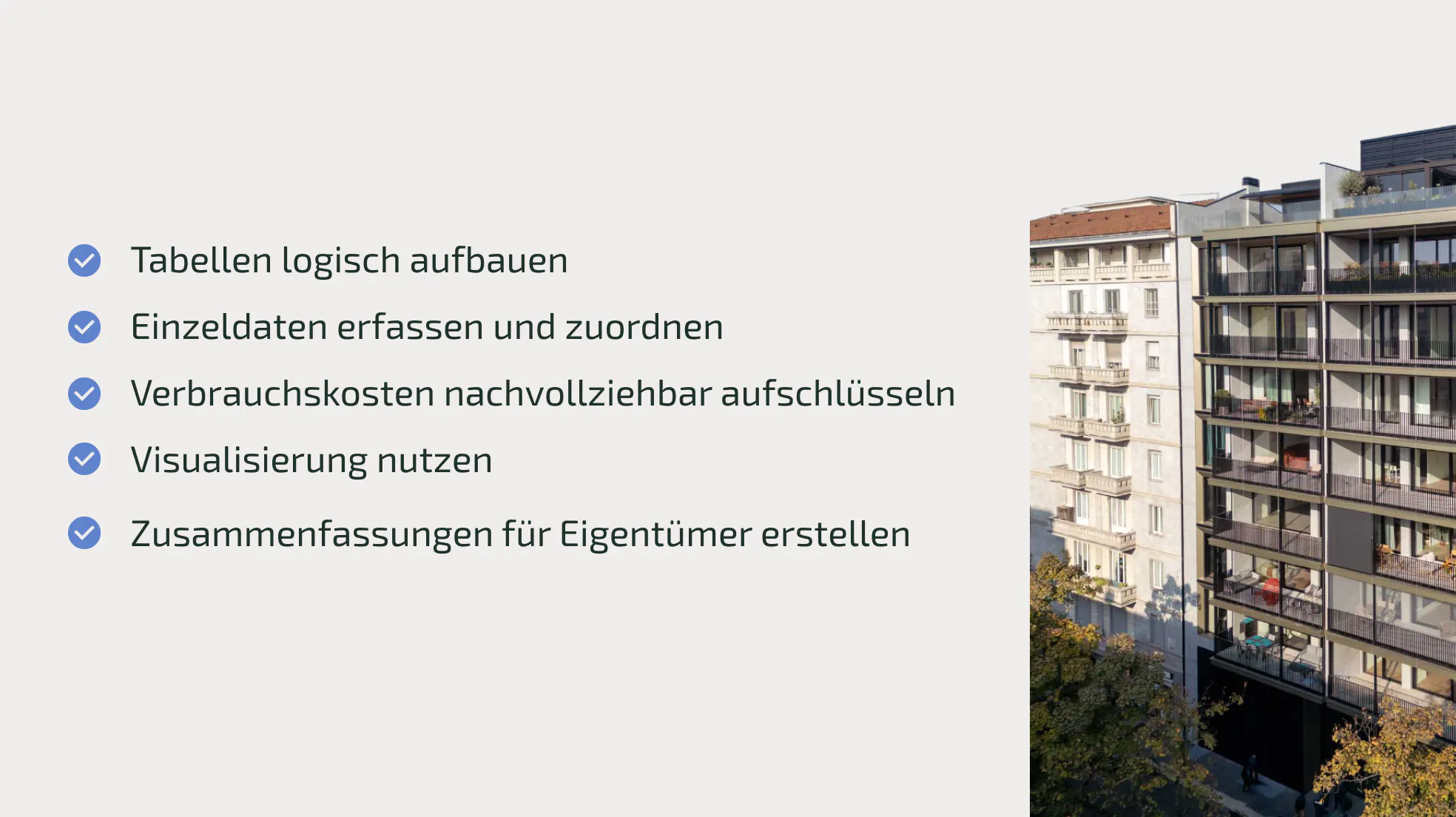 Transparente Darstellung für Abrechnungen von Strom, Wasser, Gas und Wärme in Exel