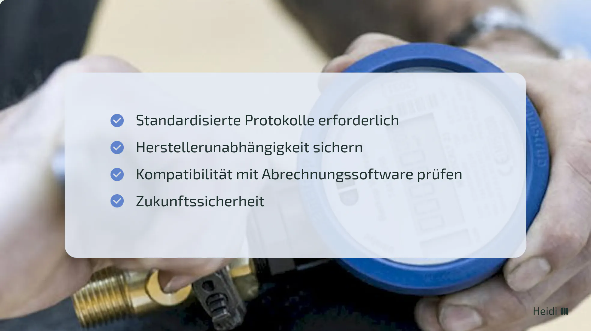 Interoperabilität und Gerätekompatibilität für Funkzähler