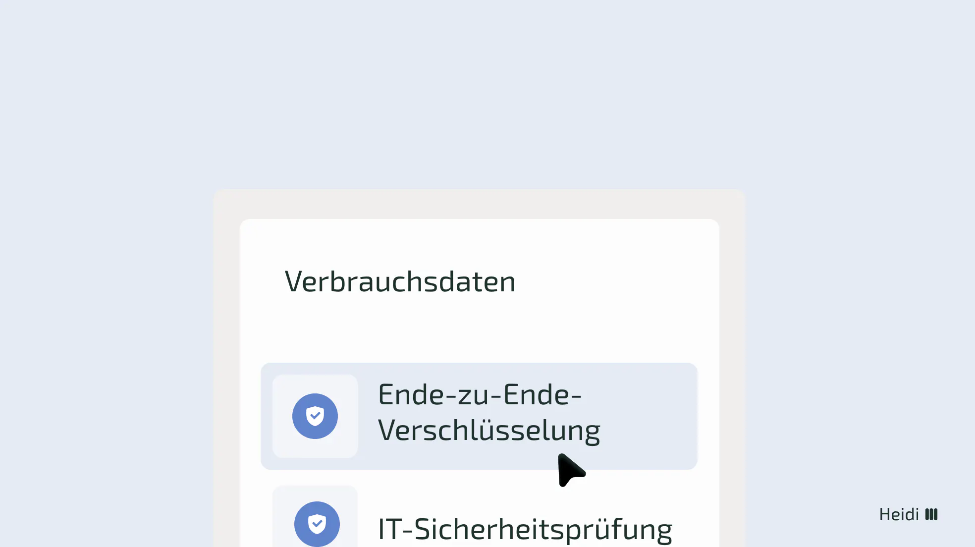 Sichere Verwaltung von Verbrauchsdaten