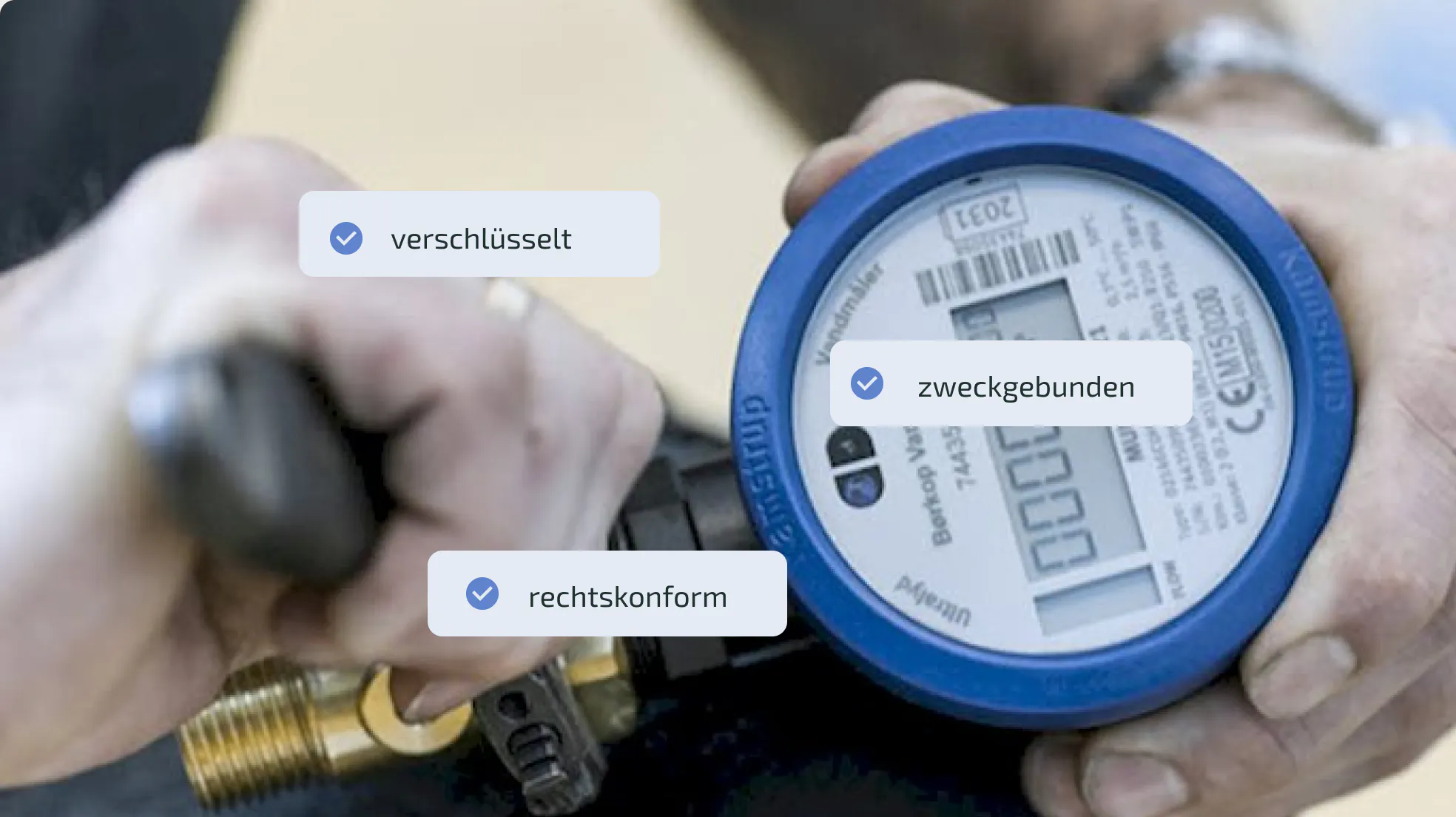Datenschutzkonforme Verarbeitung von Zählerdaten