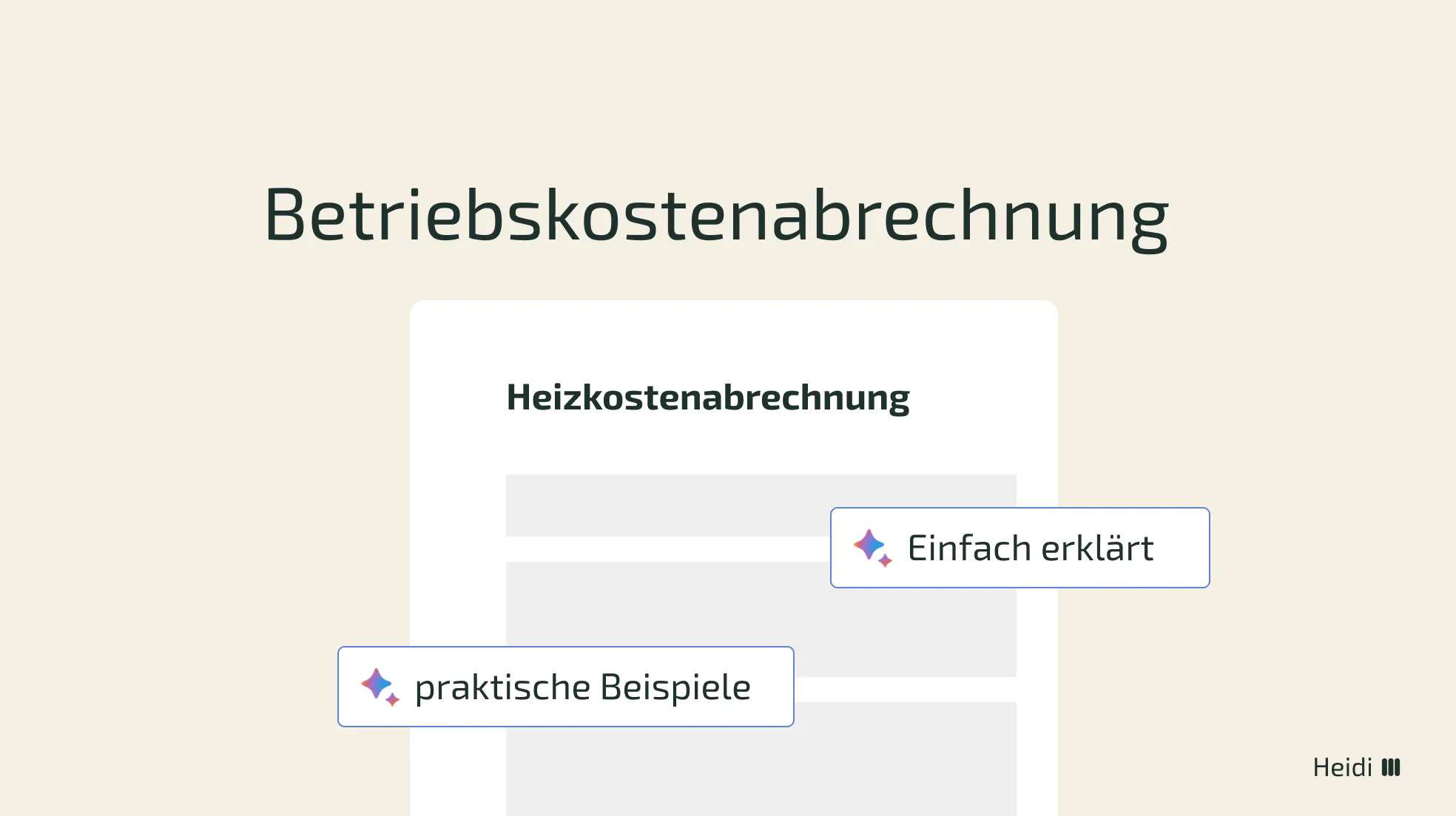 Was ist eine Betriebskostenabrechnung? Einfach erklärt für Mieter & Vermieter + praktische Beispiele