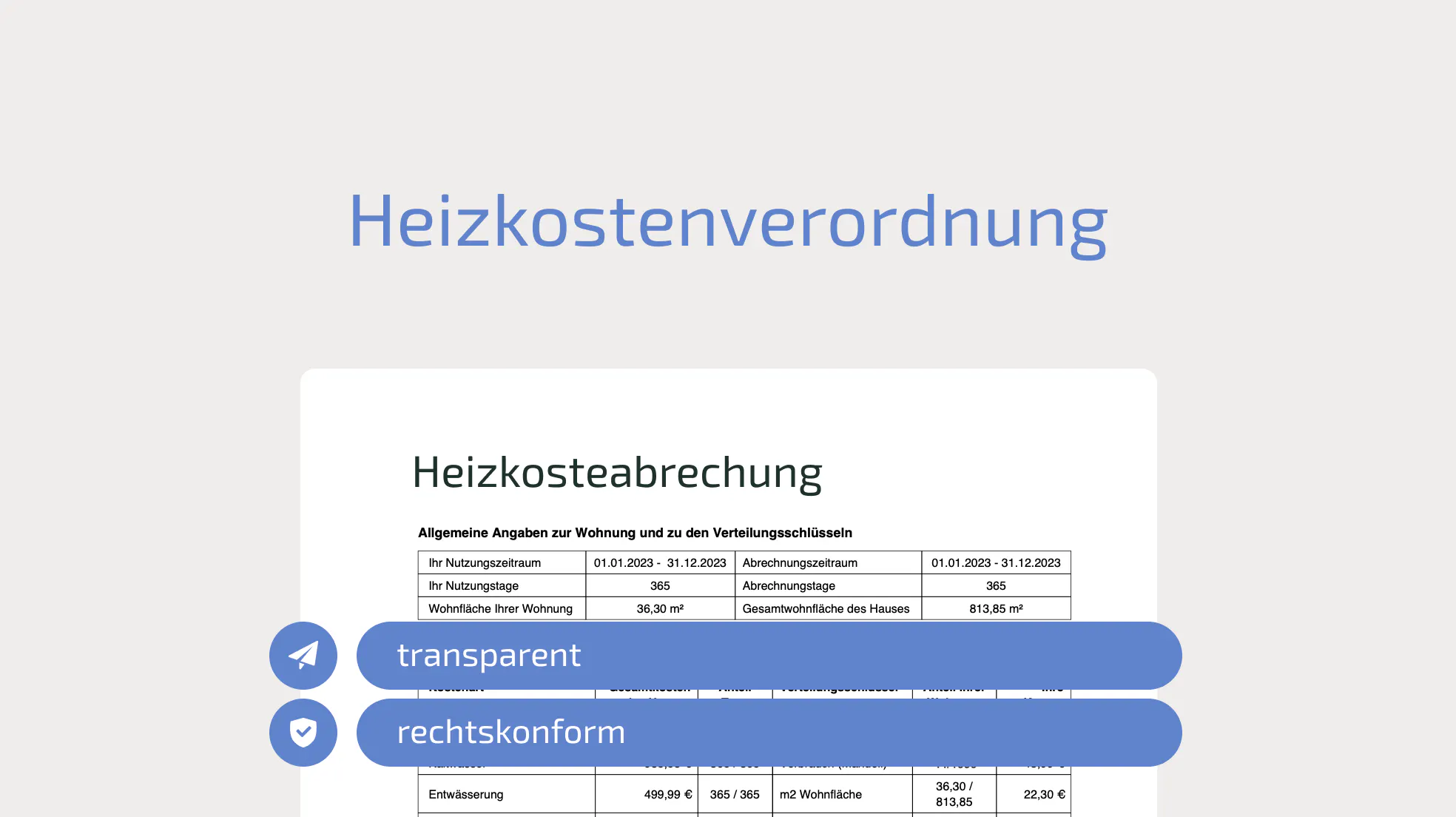 Heizkostenverordnung Abrechnung transparent und rechtssicher