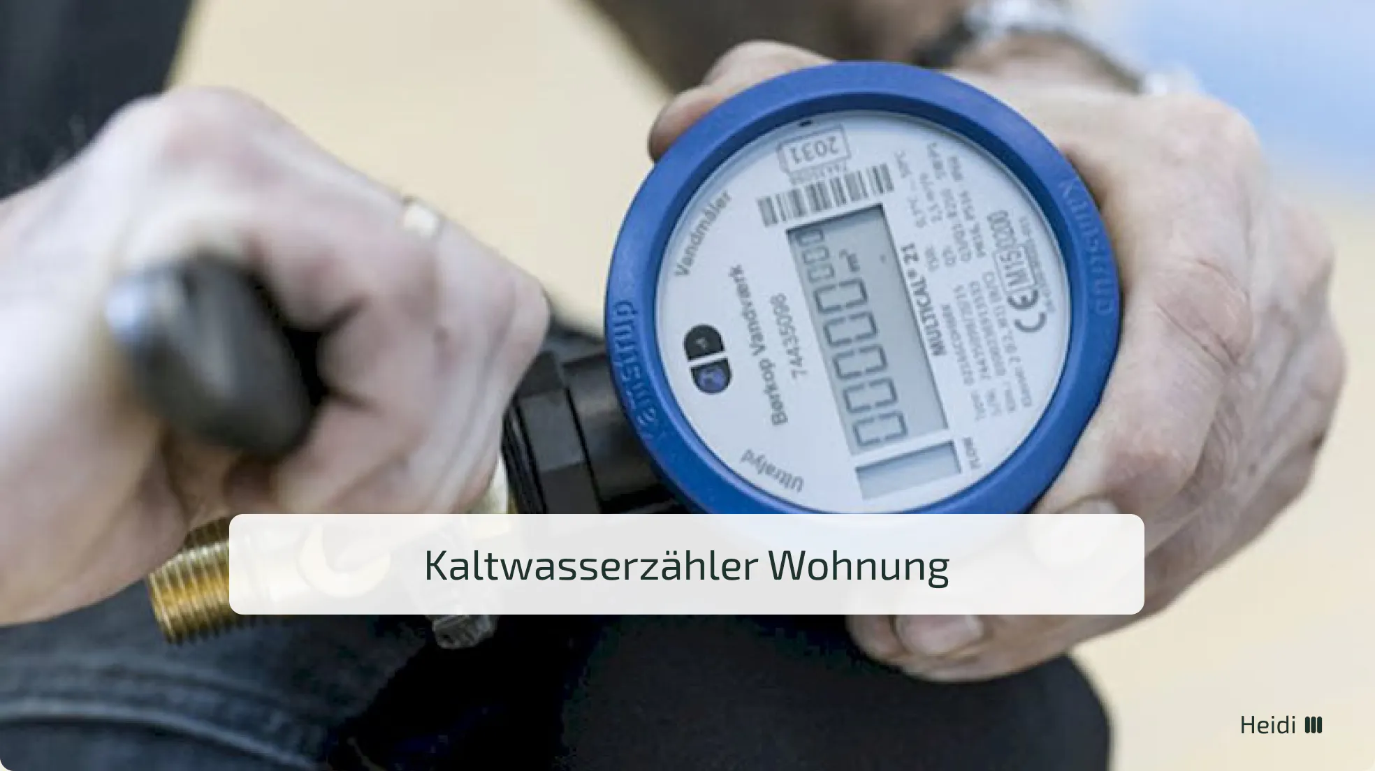 Kaltwasserzähler Wohnung