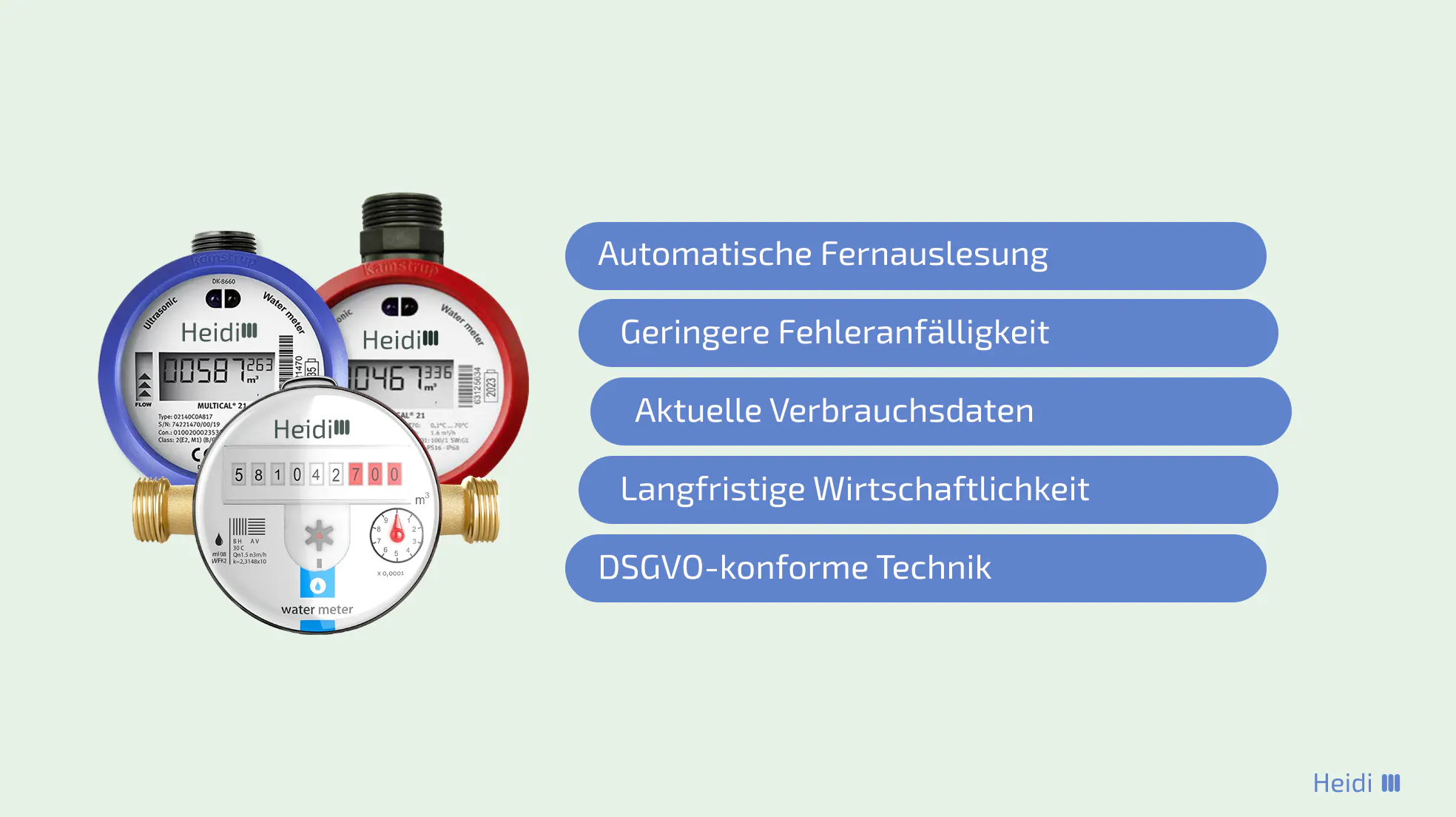 Vorteile von Funkzählern