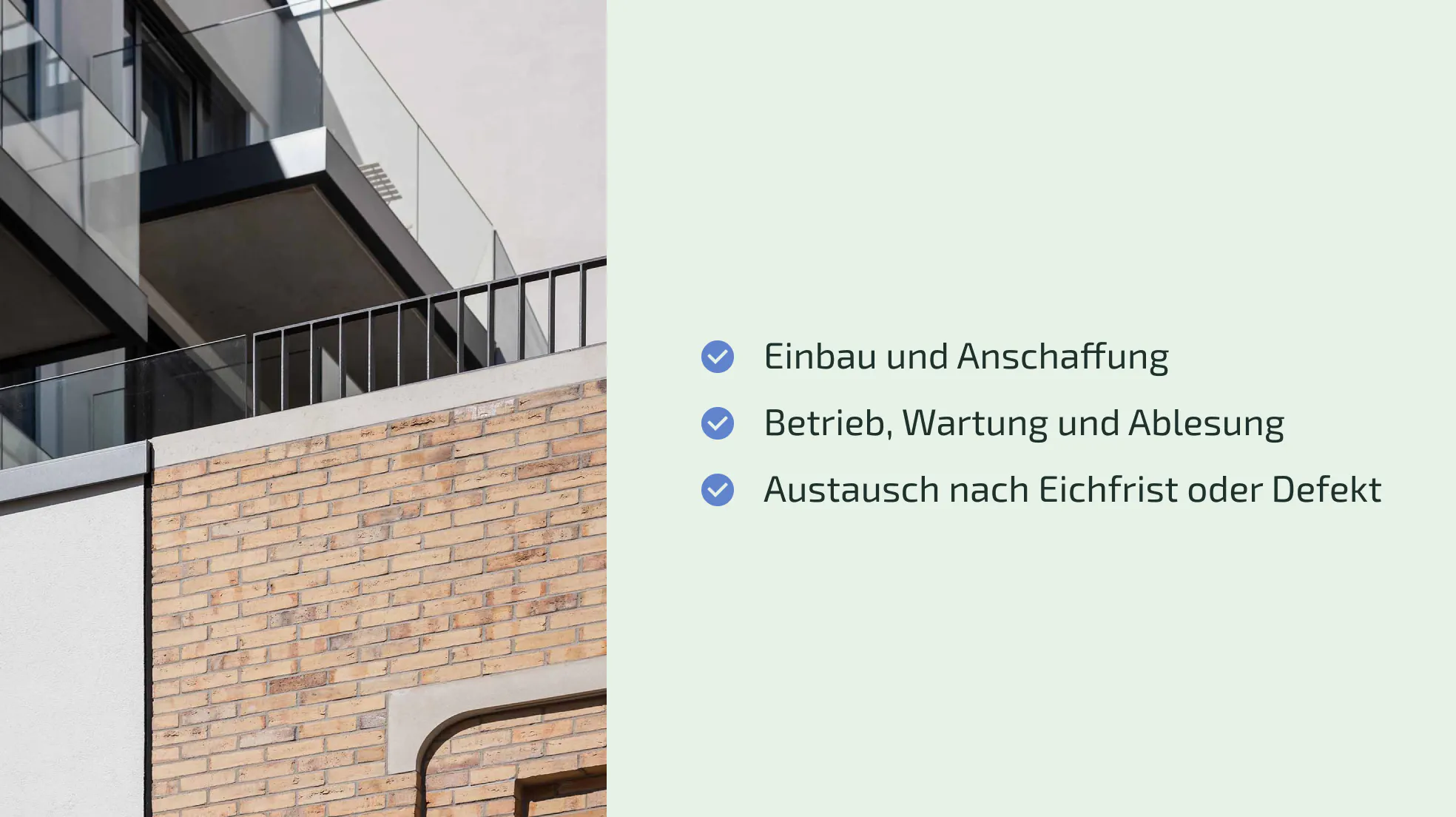 Kostenverteilung für Wärmemengenzähler