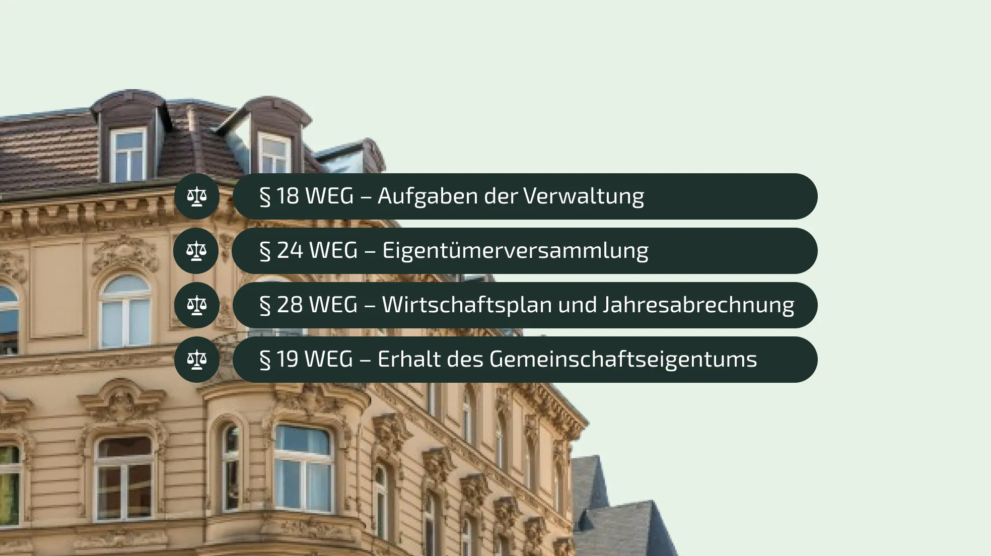 Gesetzliche Pflichten der Hausverwaltung gegenüber der Eigentümergemeinschaft