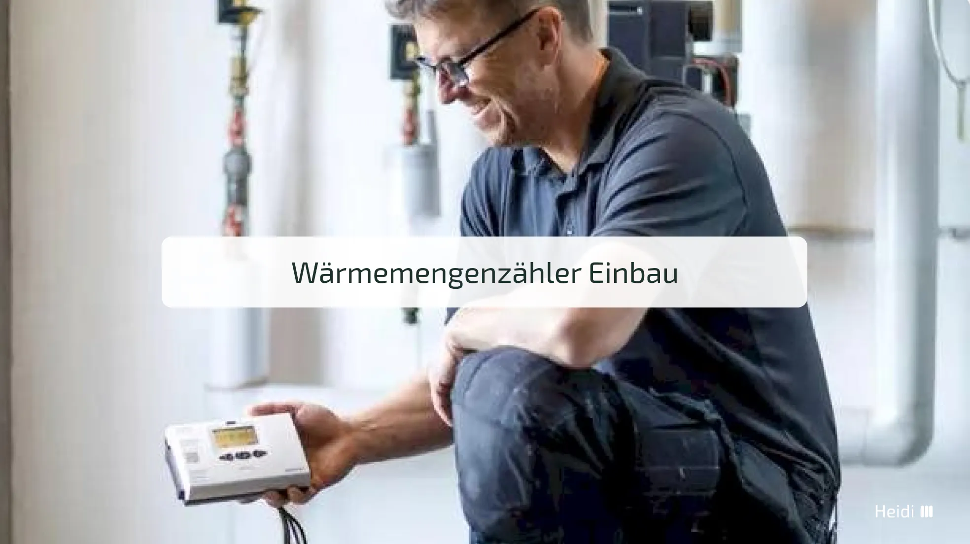 Wärmemengenzähler Einbau