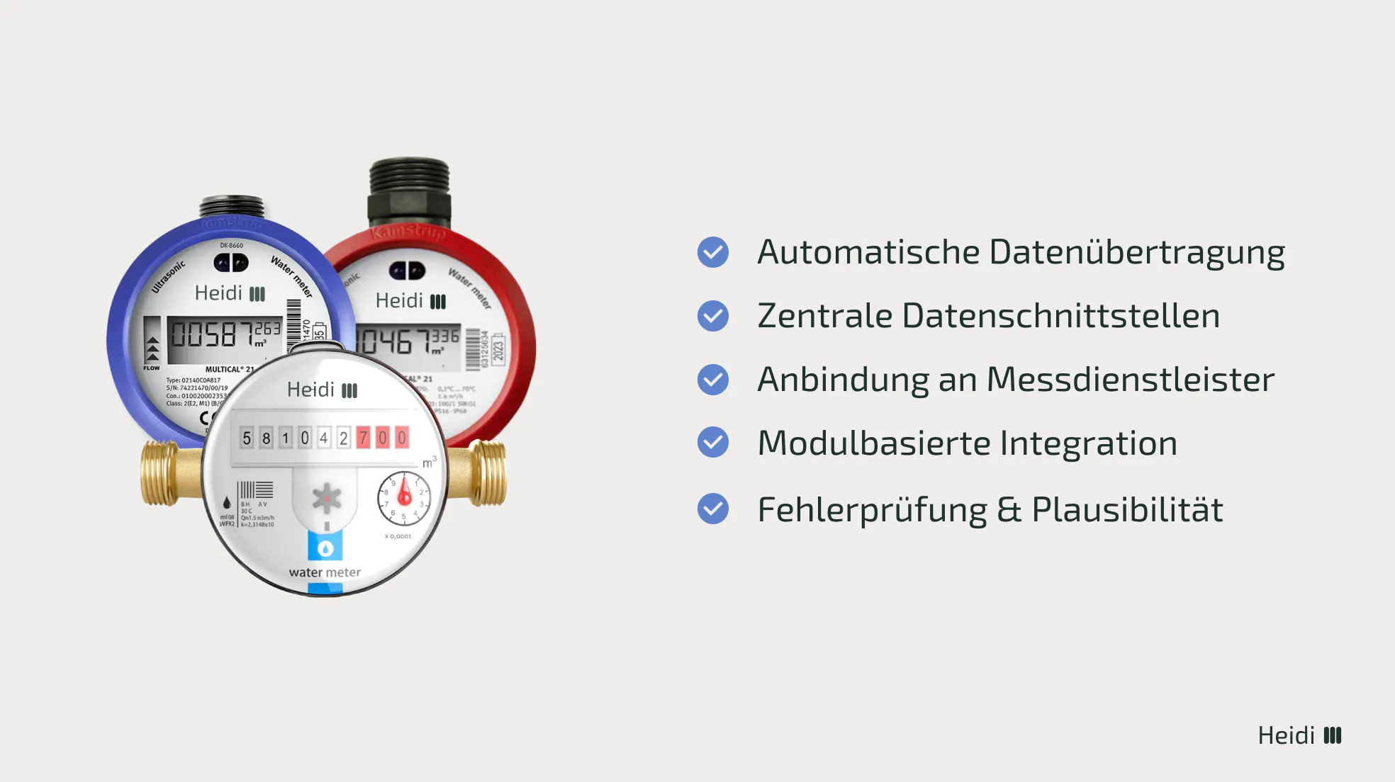 Effiziernte Intigrierung von Strom-, Wasser-, Gas- und Wärmezählern in Verwaltungssoftware