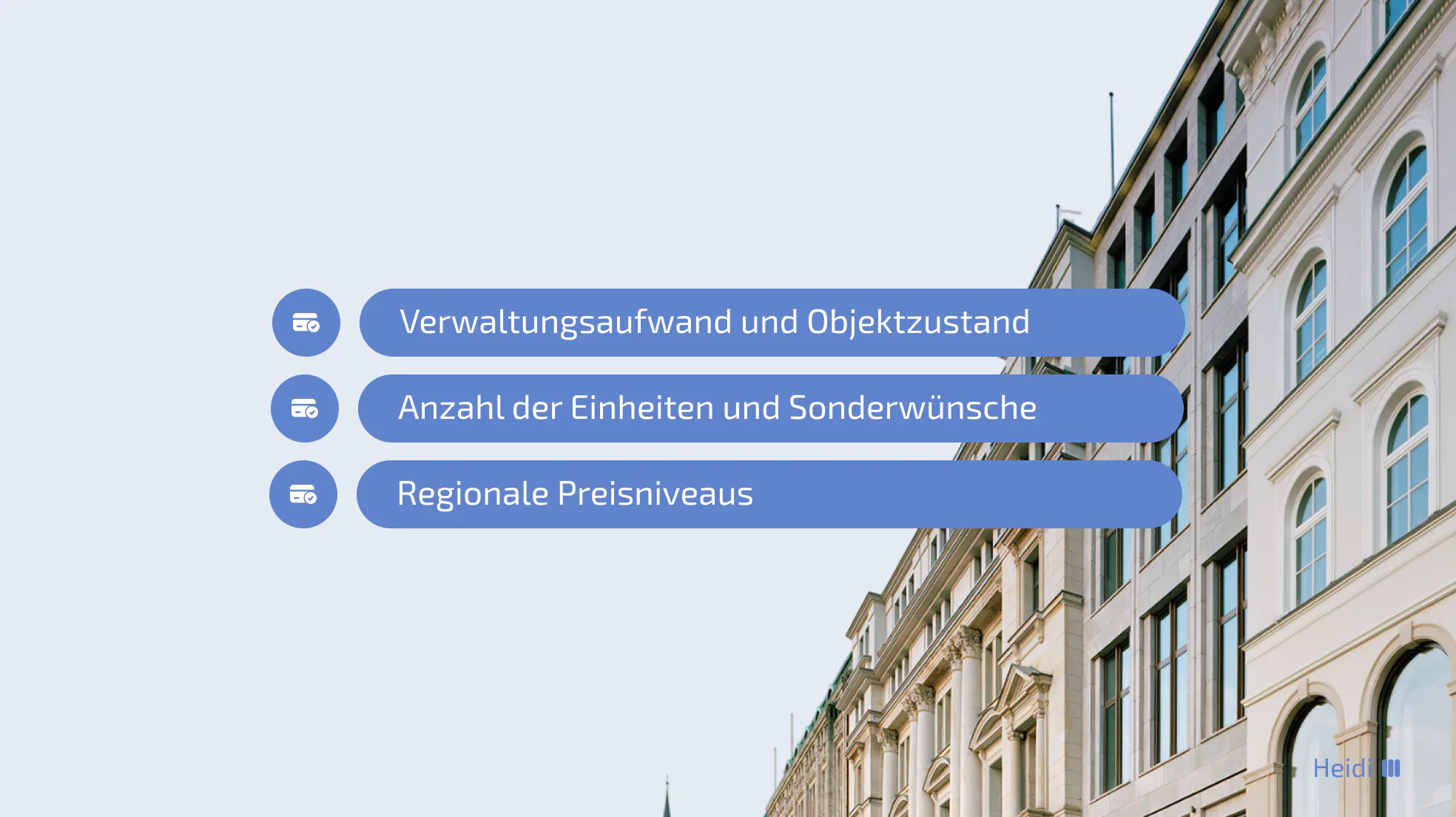 Einflussfaktoren durchschnittlicher Kosten einer Hausverwaltung
