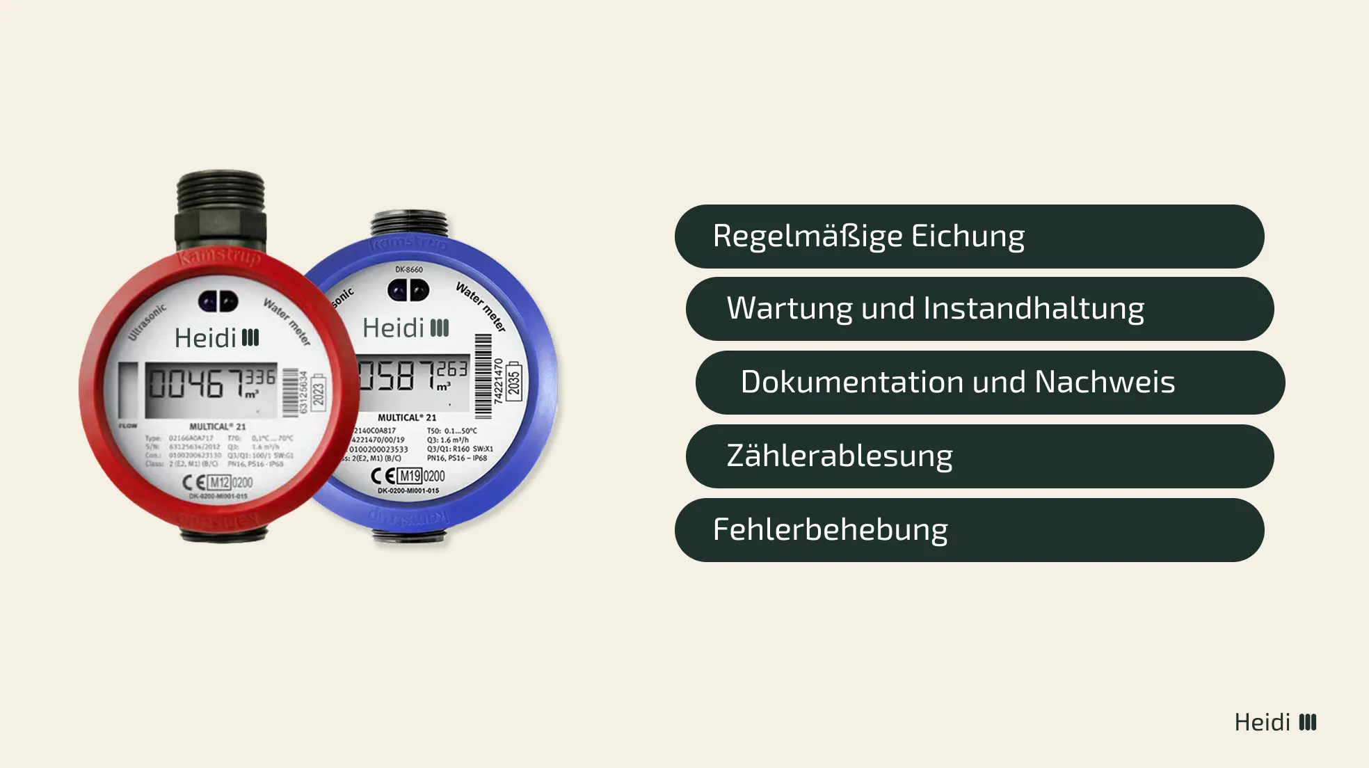 Verpflichtungen von Hausverwaltungen gegenüber der Prüfung und Wartung von Zählern