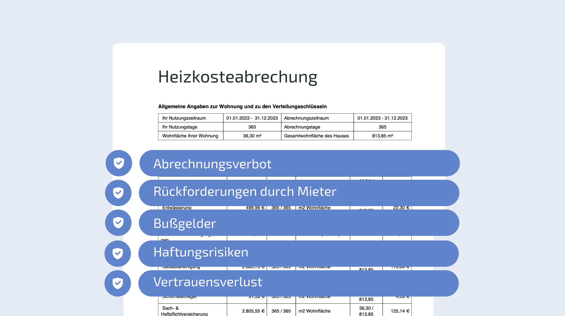 Konsequenzen bei versäumtem Austausch von Zählern