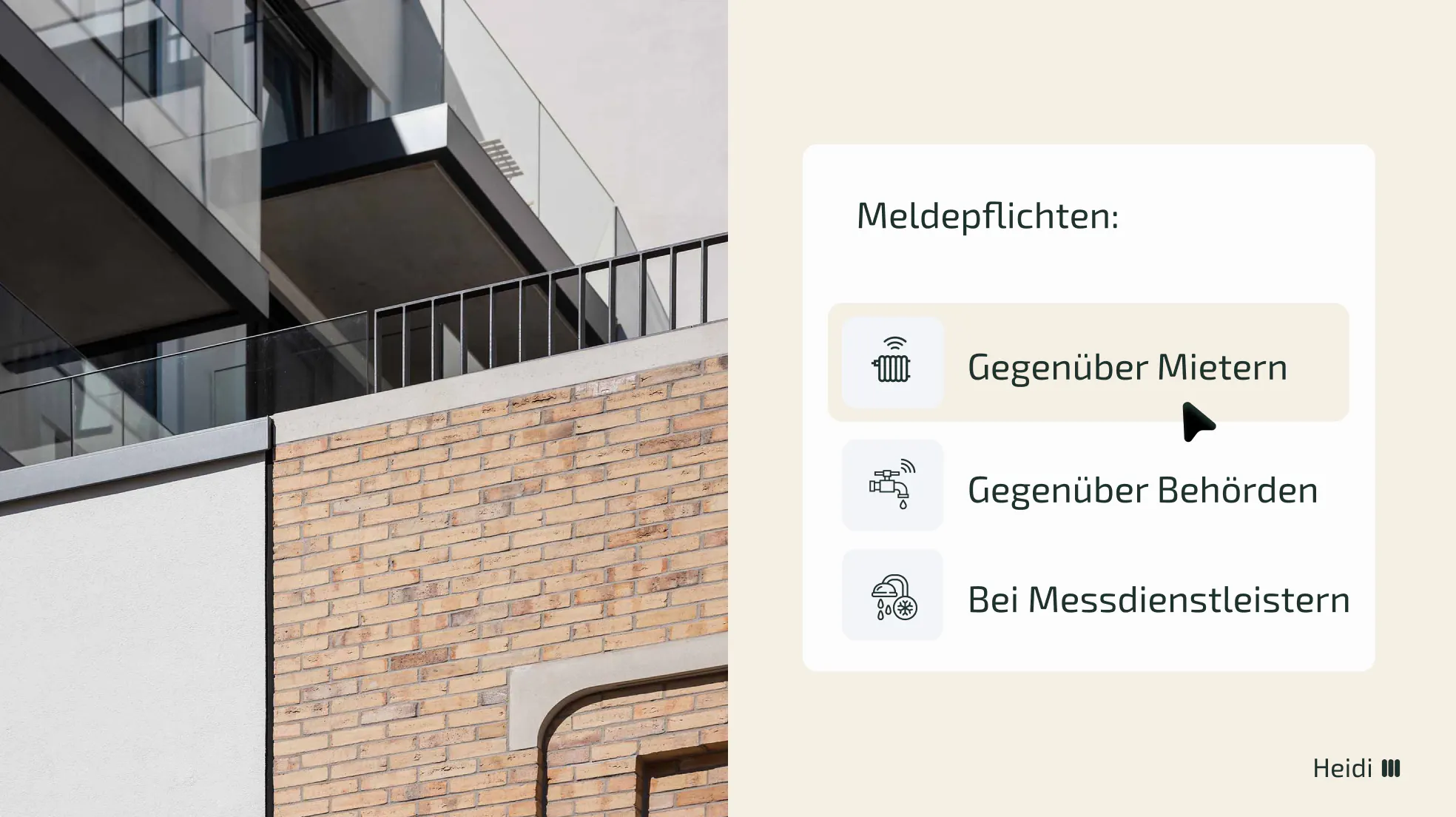 Meldepflichten gegenüber Behörden oder Mietern