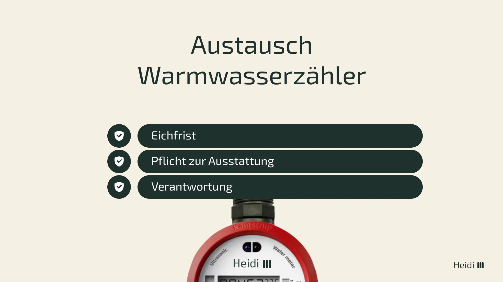 Austausch Warmwasserzähler: Wann notwendig, was kostet es & wer muss zahlen?