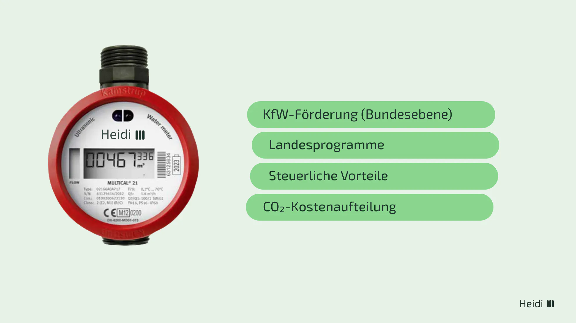 Förderprogramme und steuerlichen Vorteile zur Umstellung auf fernauslesbare Funkzähler