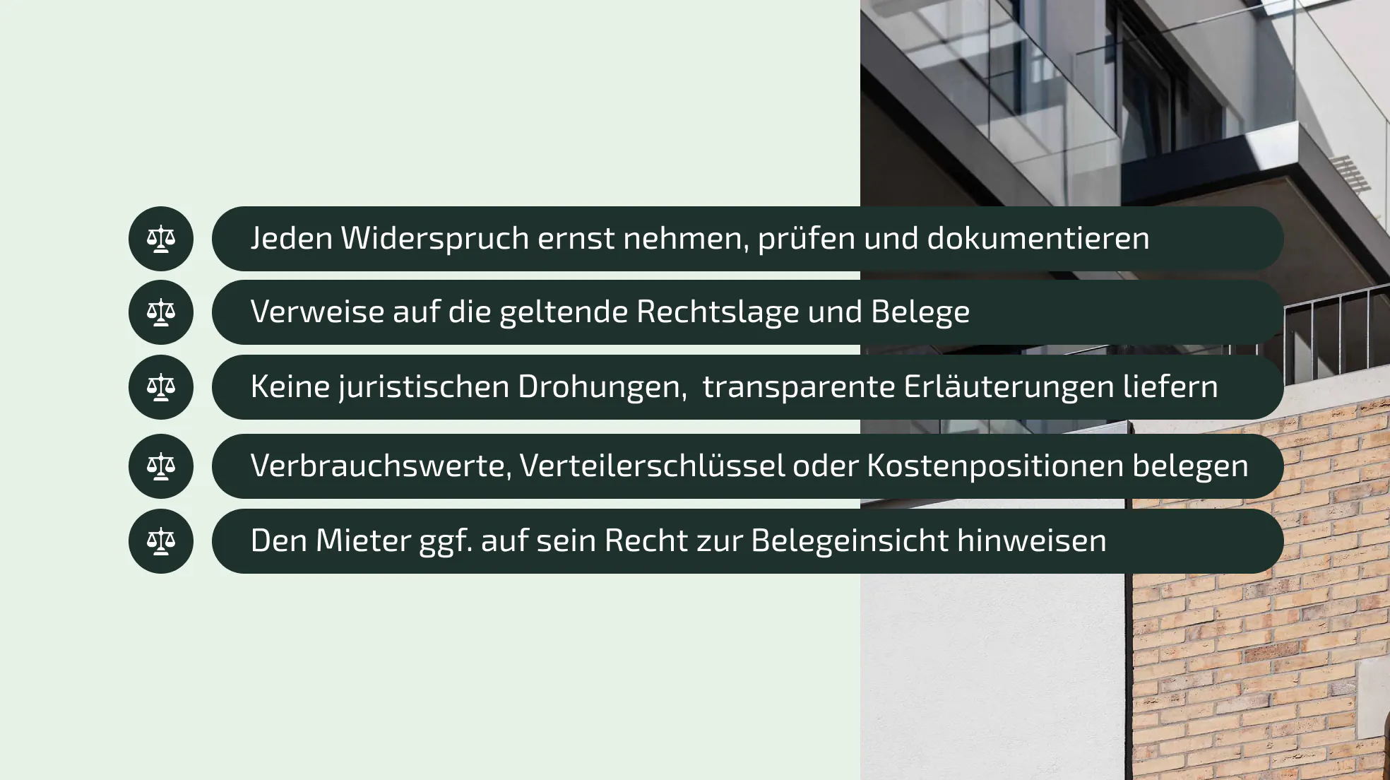Umgang bei unbegründeten Widersprüchen