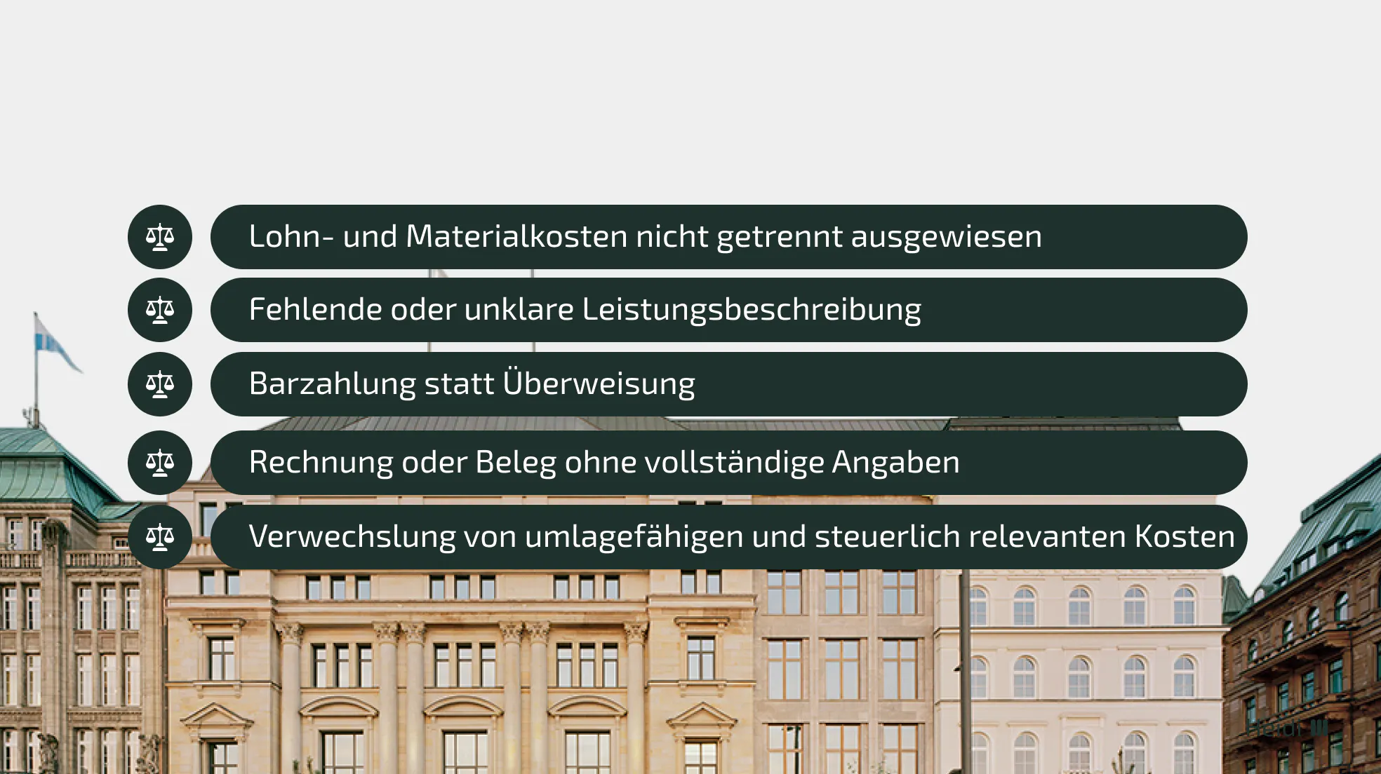 Typische Fehlerquellen in der Betriebskostenabrechnung