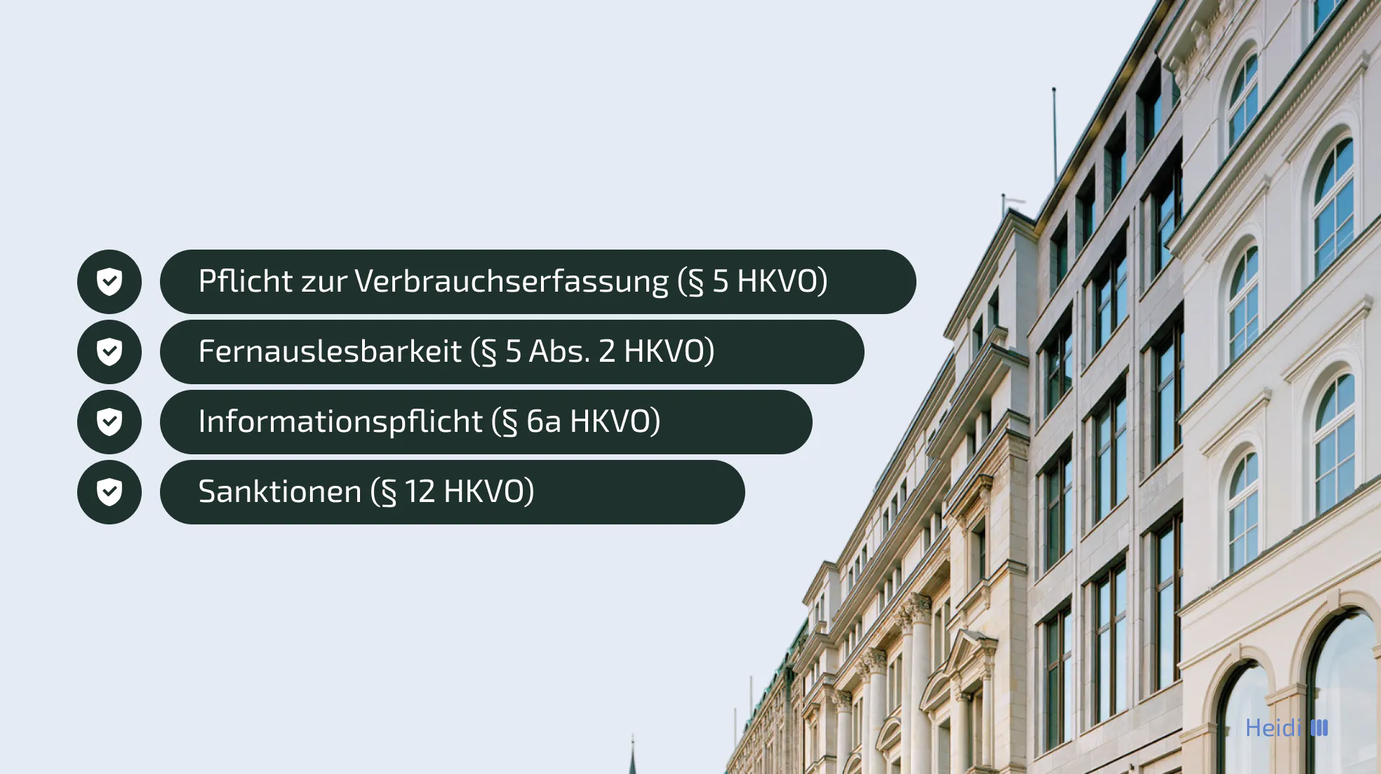 Die wichtigsten Inhalte der Heizkostenverordnung