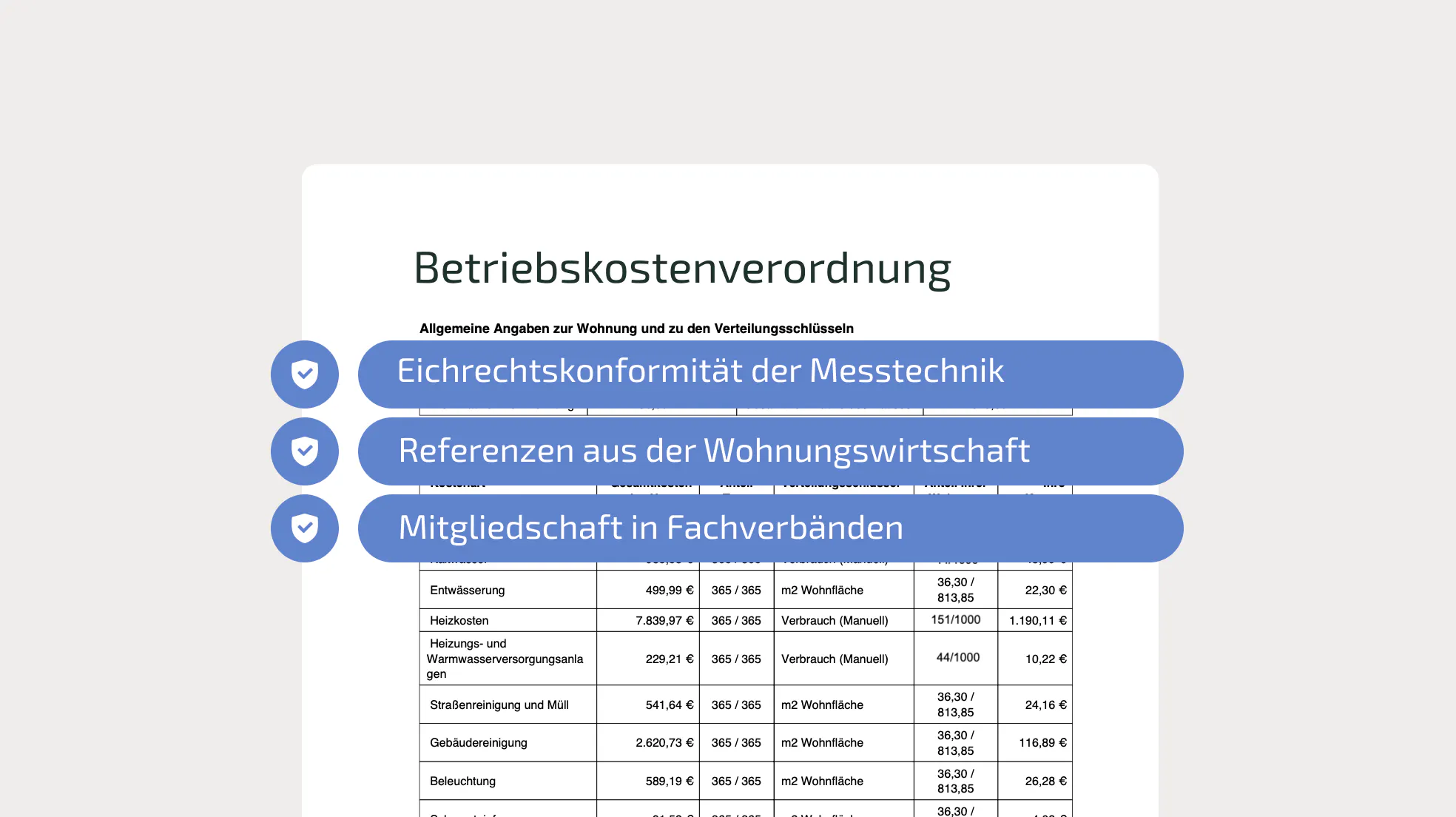 Zusätzlich relevante Aspekte für seriöse Abrechnungsdienstleister